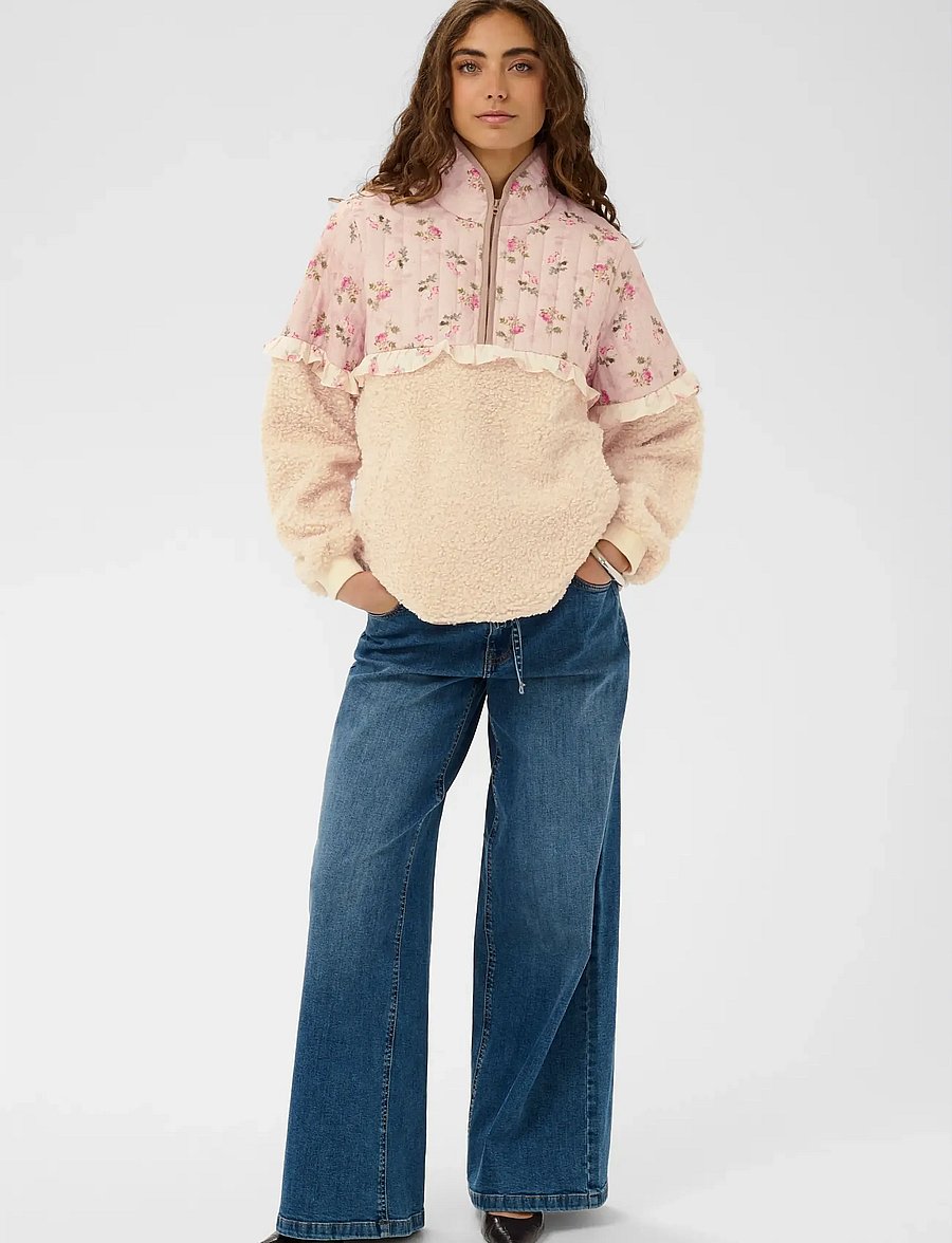 Culture - CUaiko Catina Teddy Jacket - whitecap - 3