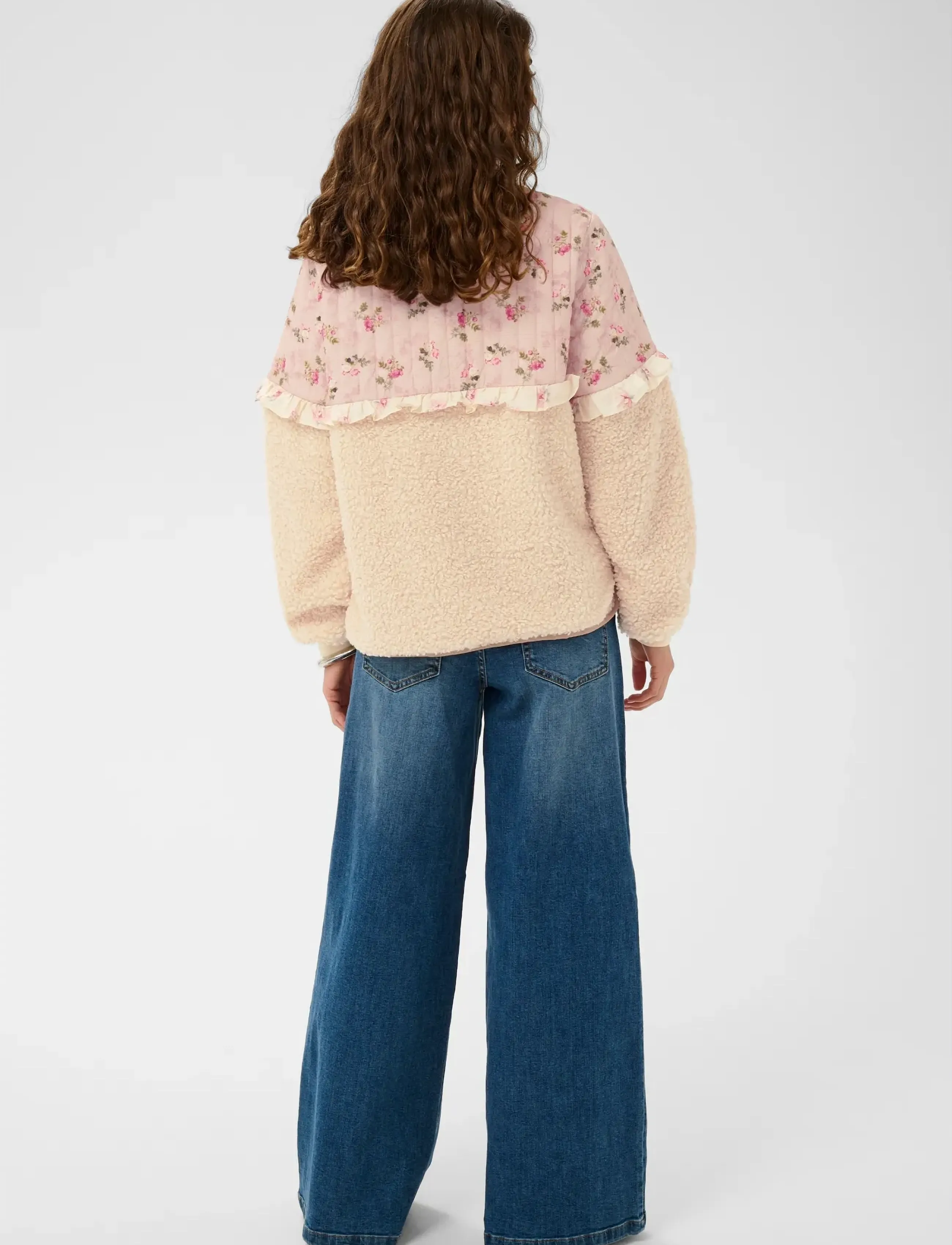 Culture - CUaiko Catina Teddy Jacket - whitecap - 4