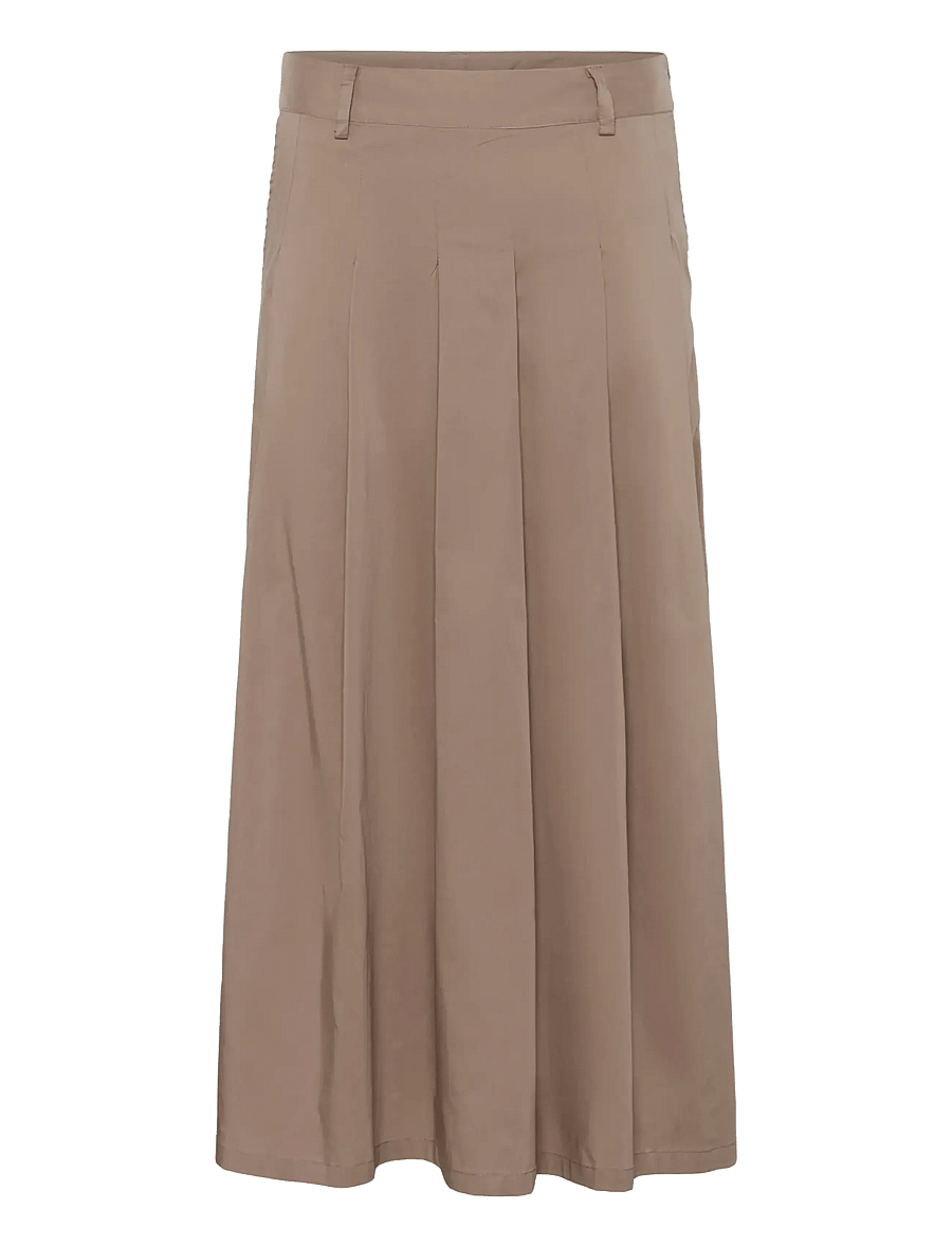 Culture - CUASTRID ANTOINETT SKIRT - plisseeritud seelikud - pine bark - 0
