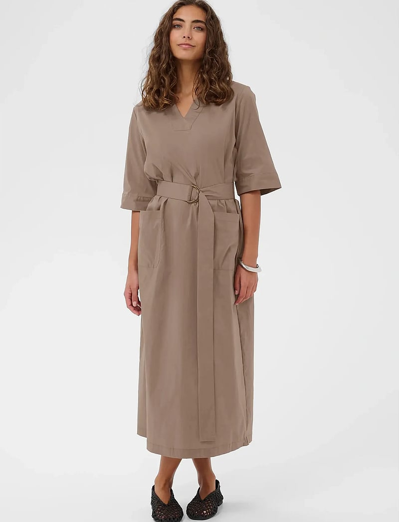 Culture - CUastrid Antoinett Dress - hemdkleider - pine bark - 0