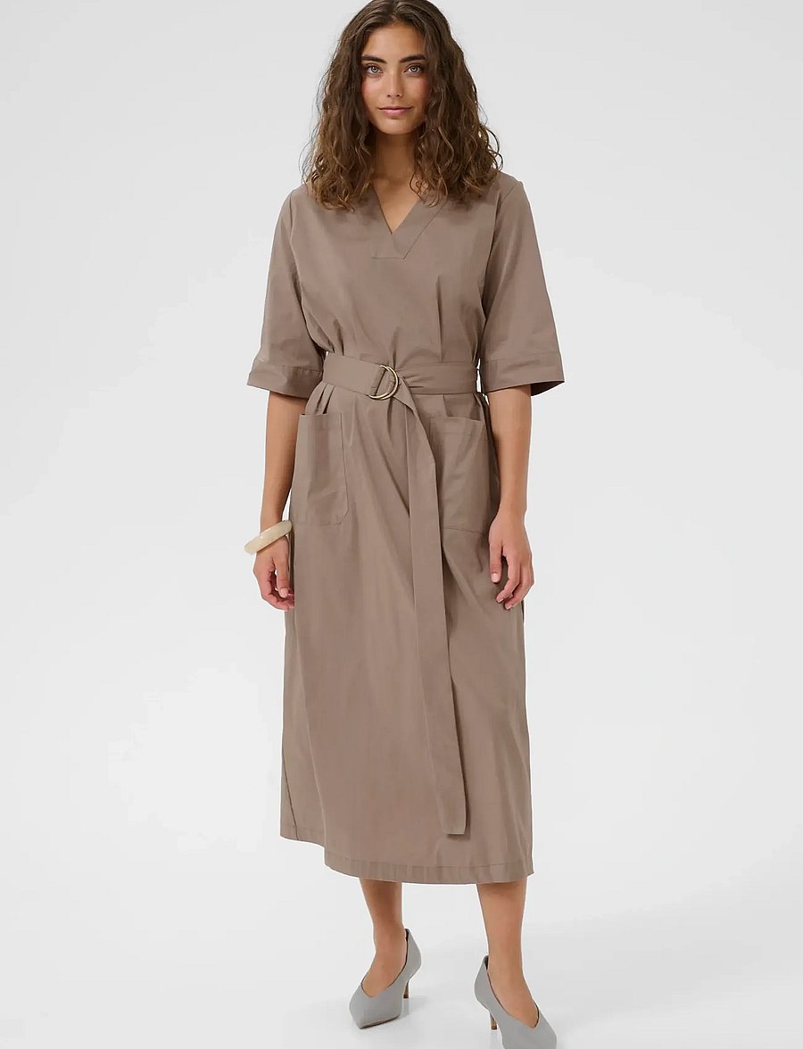 Culture - CUastrid Antoinett Dress - hemdkleider - pine bark - 3