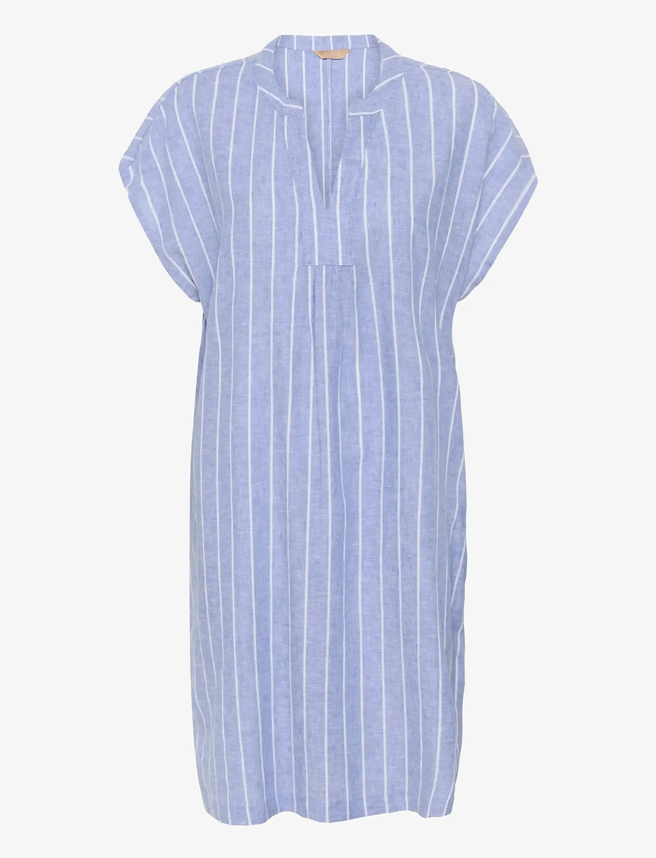 Culture - CUarletty Dress - sommerkjoler - powder blue/gardenia stripe - 1
