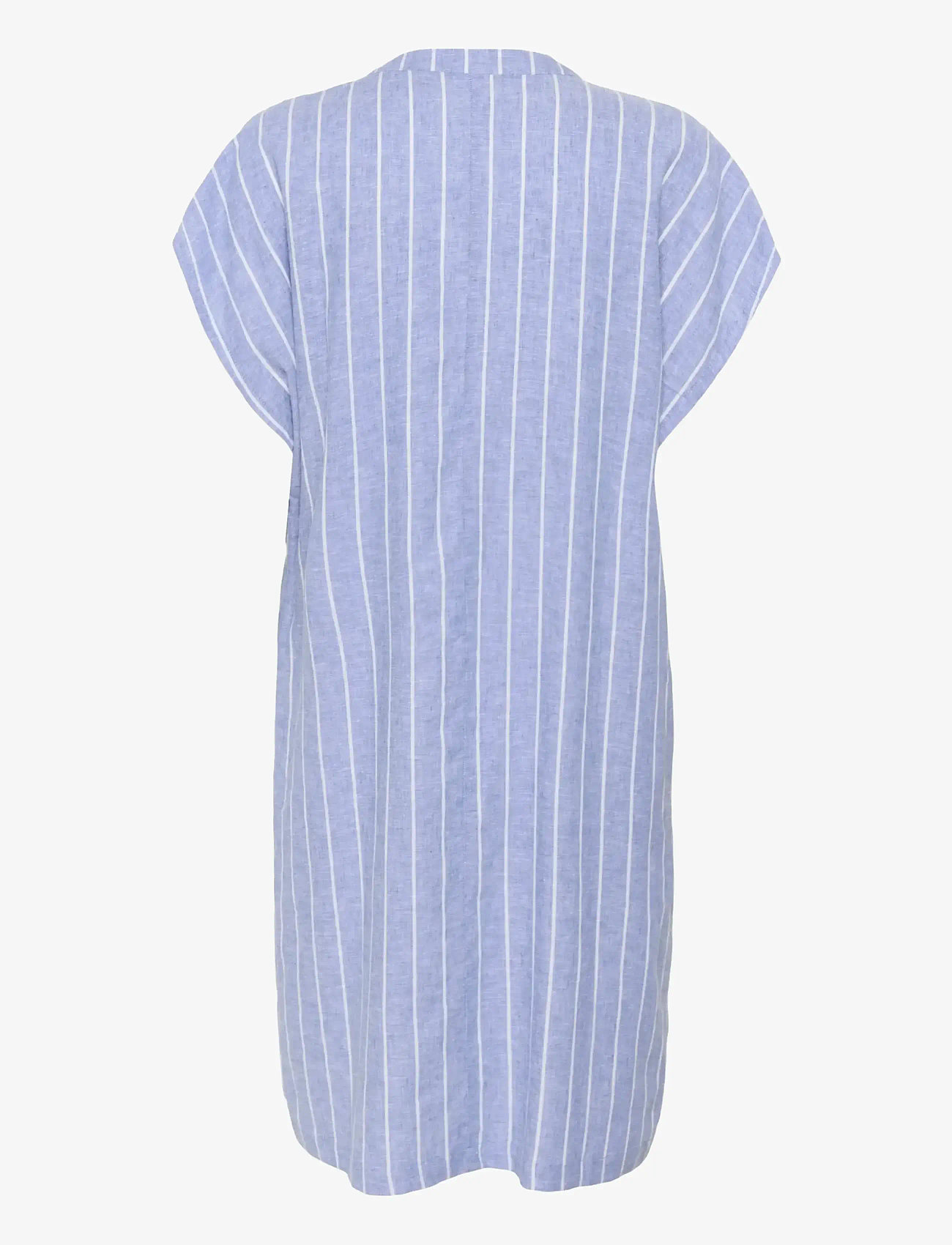 Culture - CUarletty Dress - sommerkjoler - powder blue/gardenia stripe - 2