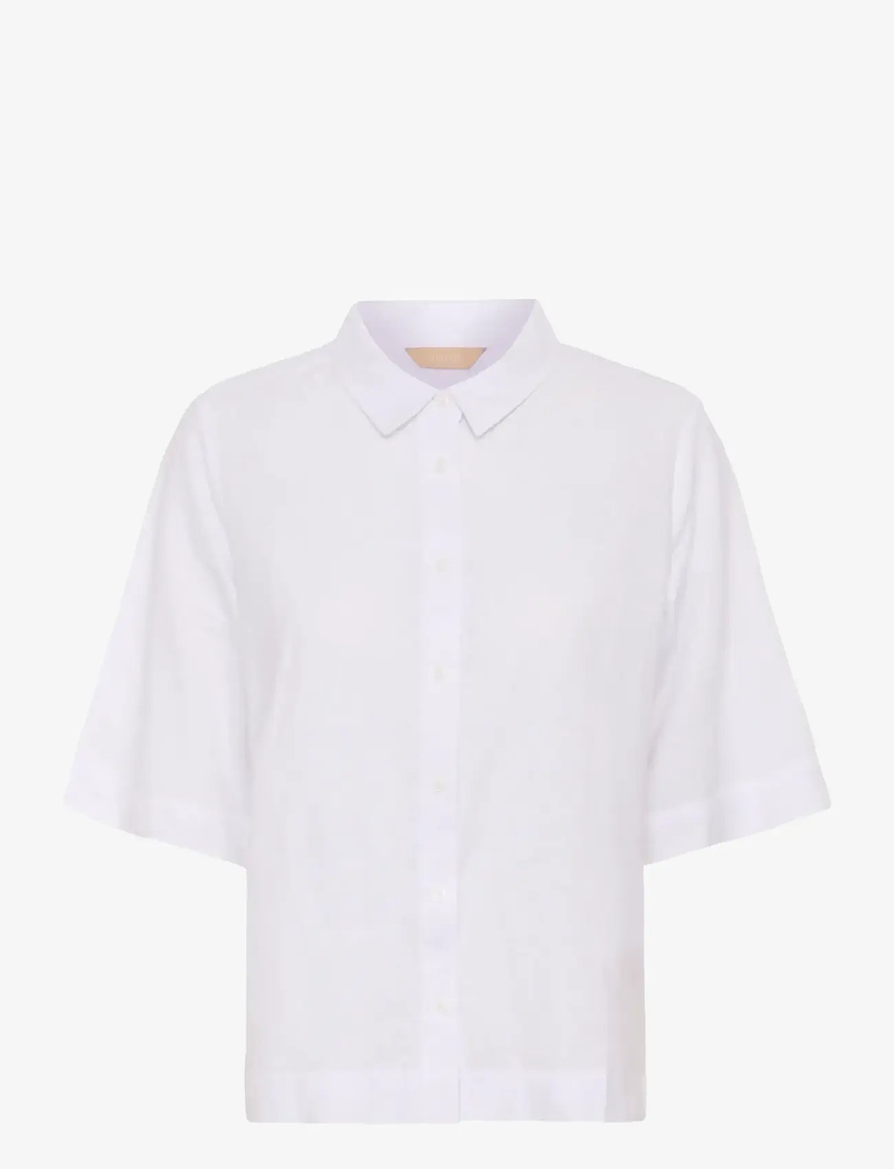 Culture - CUarletty Shirt - kortærmede skjorter - spring gardenia - 1