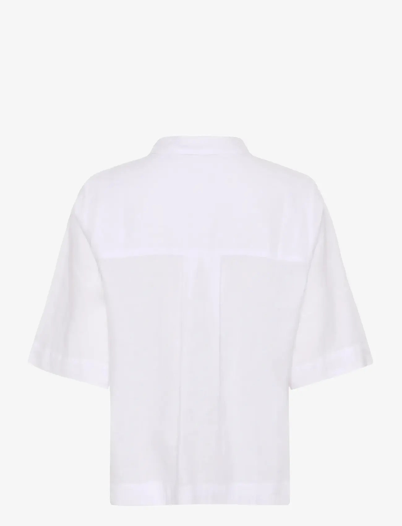 Culture - CUarletty Shirt - kortærmede skjorter - spring gardenia - 2