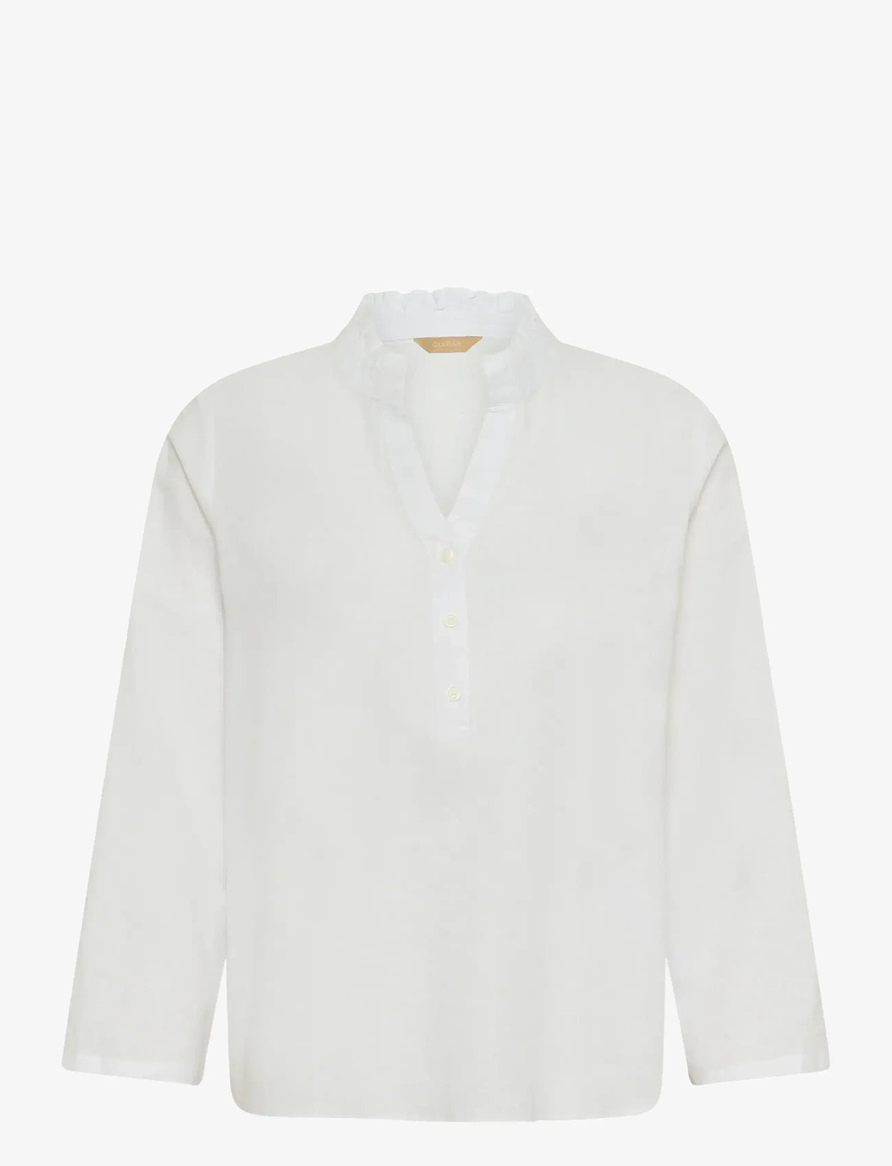 Culture - CUarletty Blouse - linen shirts - spring gardenia - 1