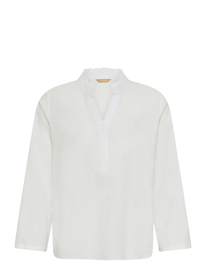 Culture - CUarletty Blouse - linen shirts - spring gardenia - 1