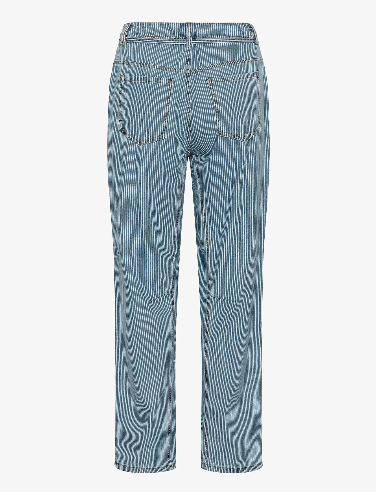 Culture - CUayna Barrel Pants - straight jeans - blue/white stripe - 2