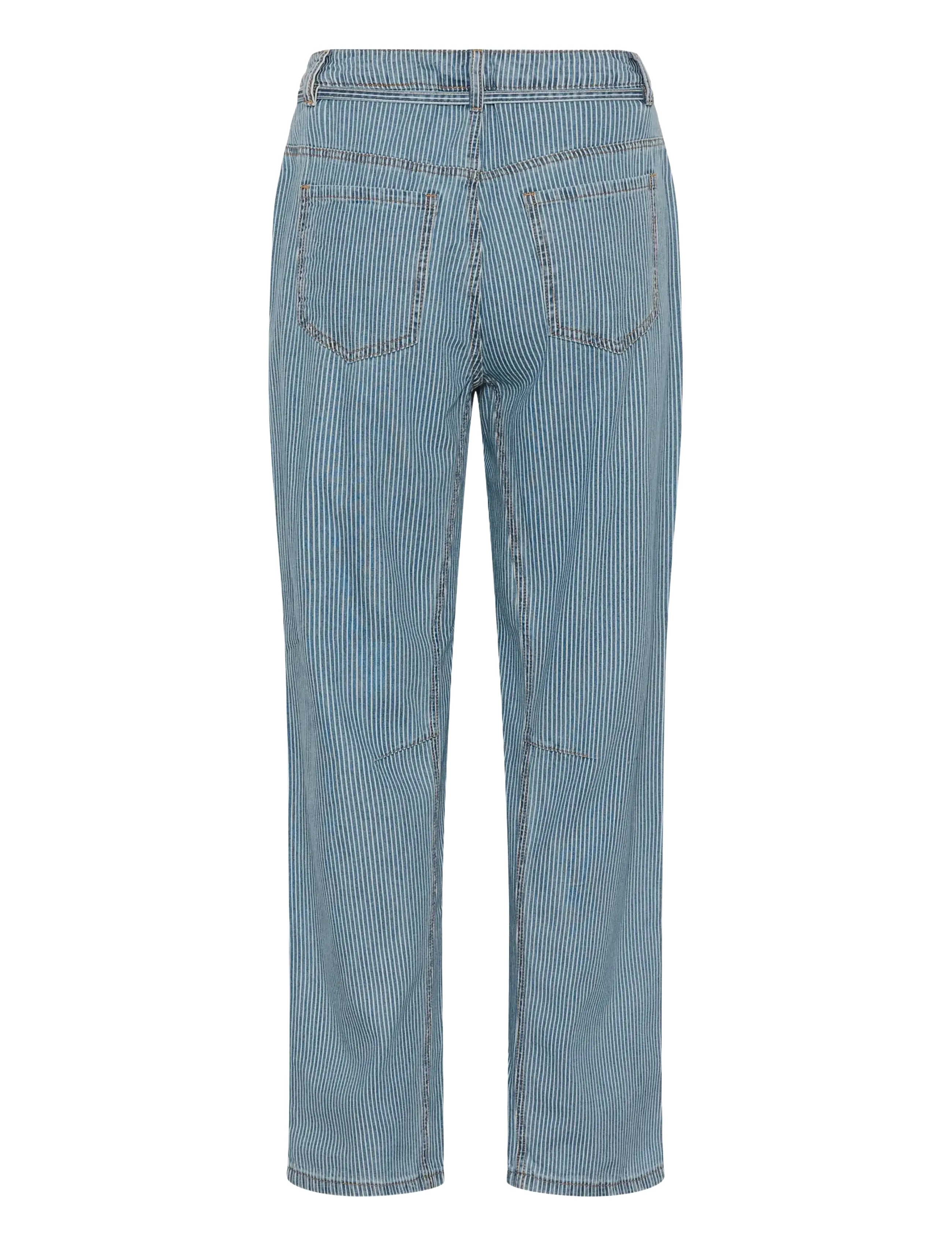 Culture - CUayna Barrel Pants - raka jeans - blue/white stripe - 2