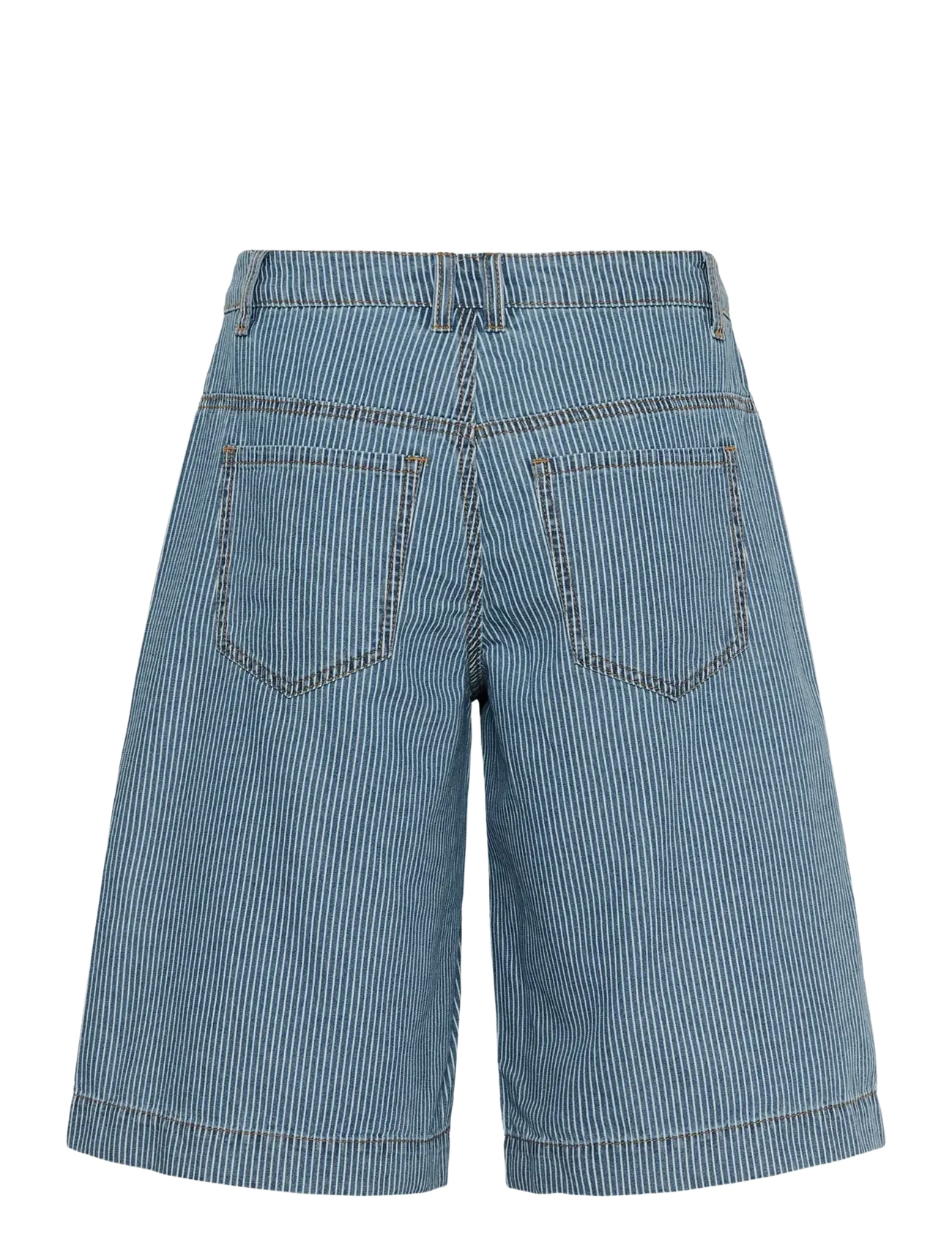 Culture - CUayna City Shorts - jeansshorts - blue/white stripe - 2