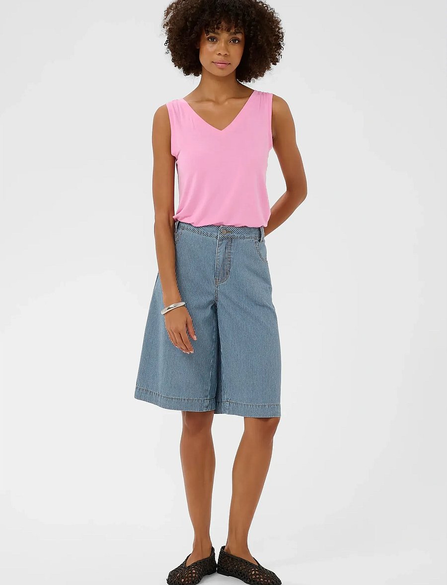 Culture - CUayna City Shorts - jorts - blue/white stripe - 3