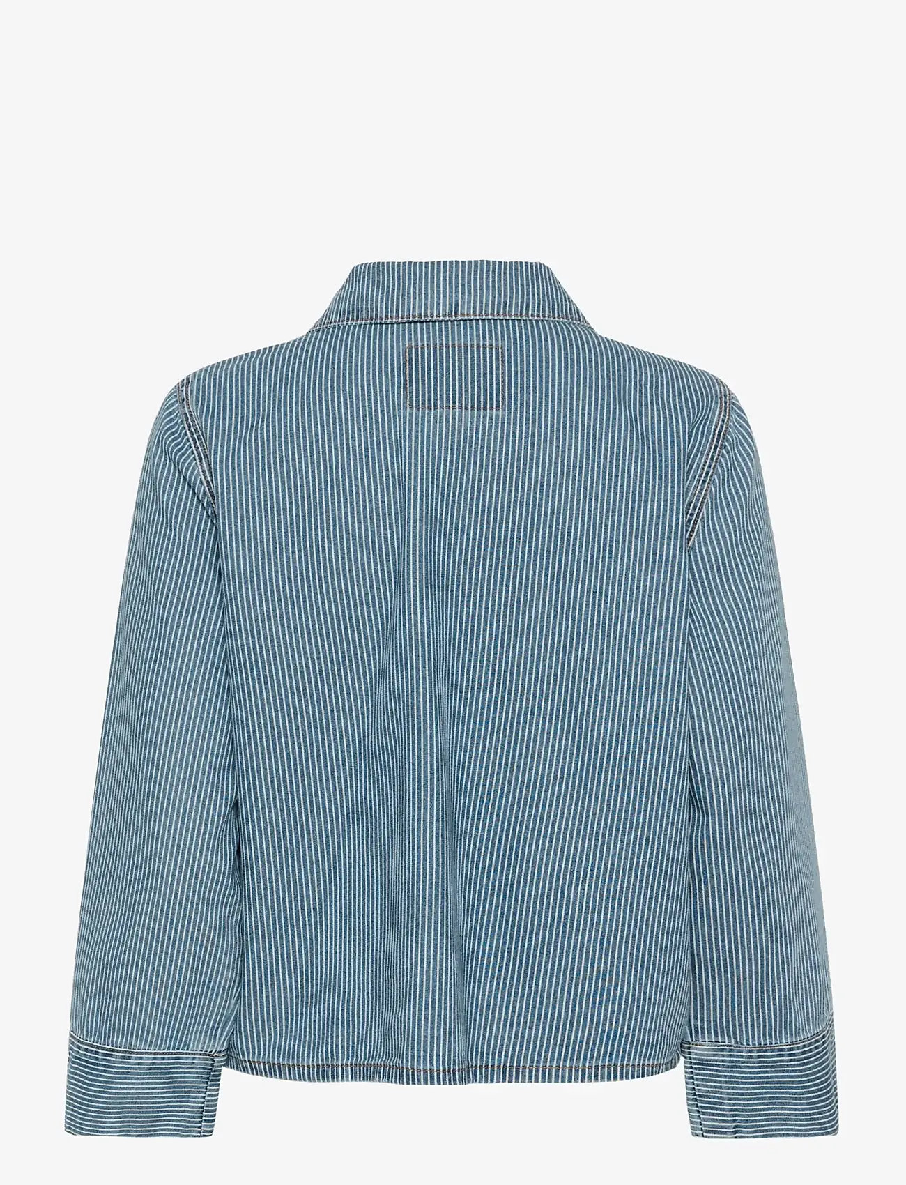 Culture - CUayna Shirtjacket - jeanshemden - blue/white stripe - 2