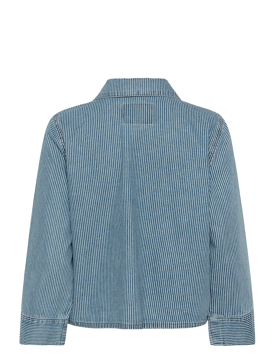 Culture - CUayna Shirtjacket - denim shirts - blue/white stripe - 2