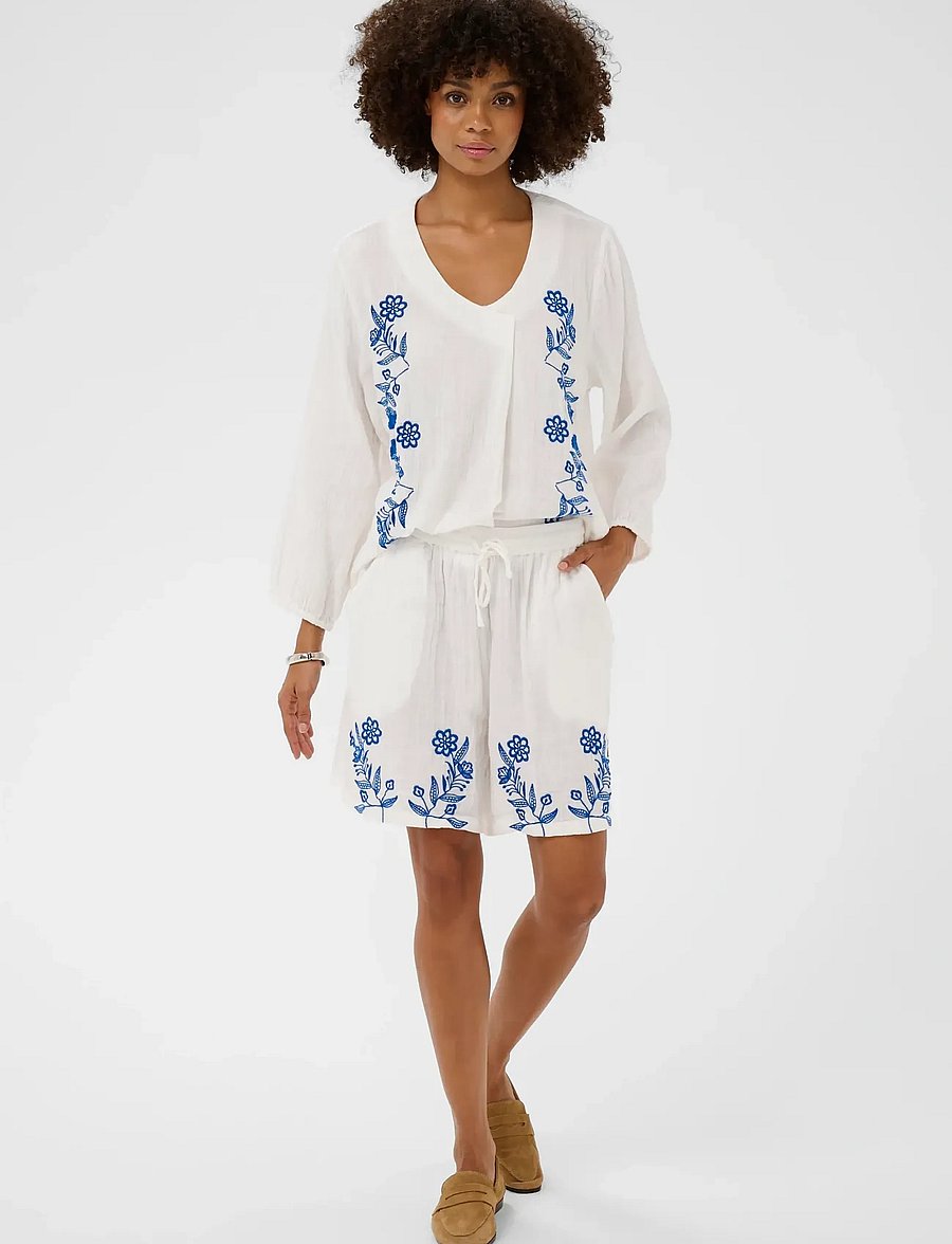 Culture - CUtala Elina Shorts - freizeitshorts - spring gardenia - 3