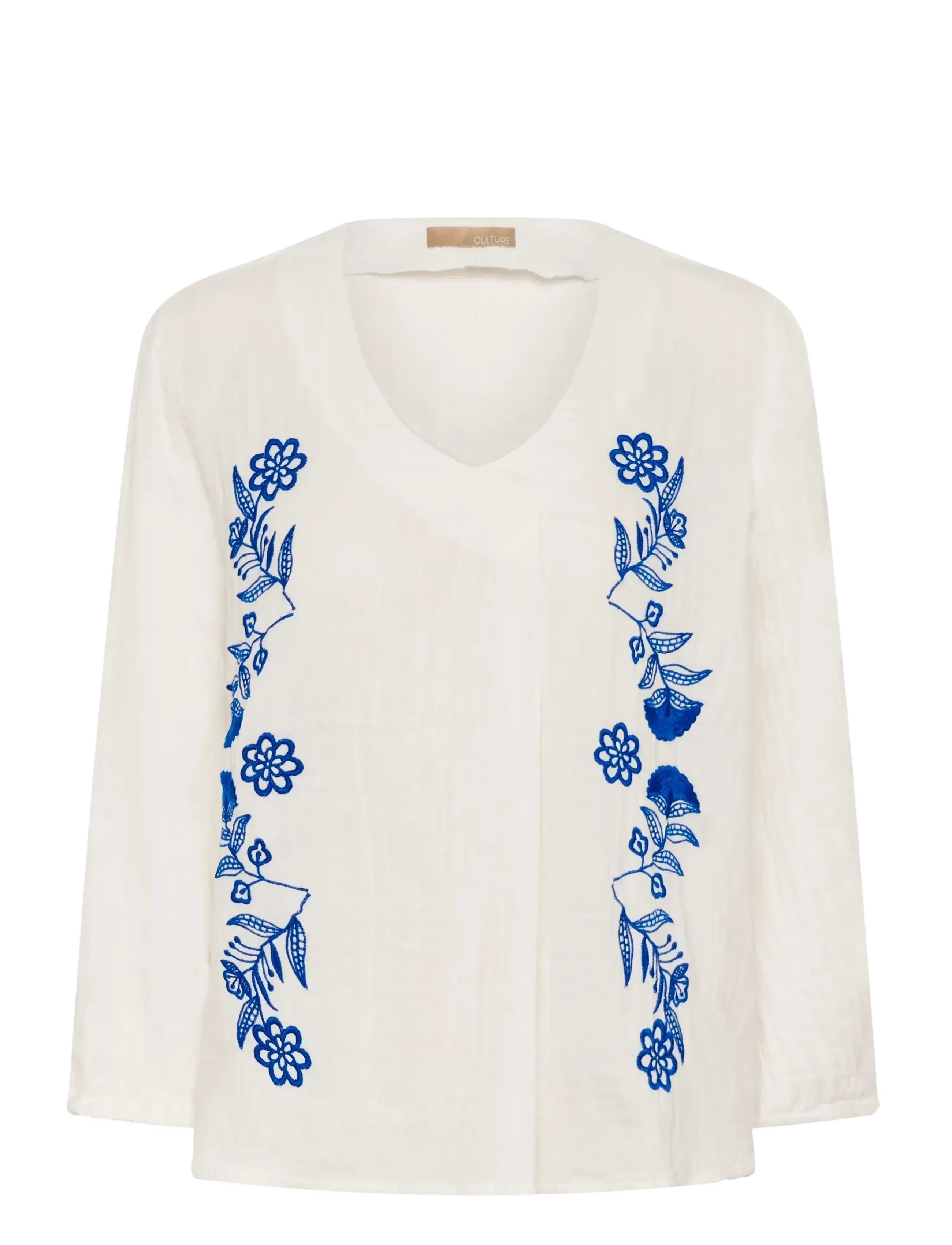 Culture - CUtala Elina Blouse - pikkade varrukatega pluusid - spring gardenia - 1