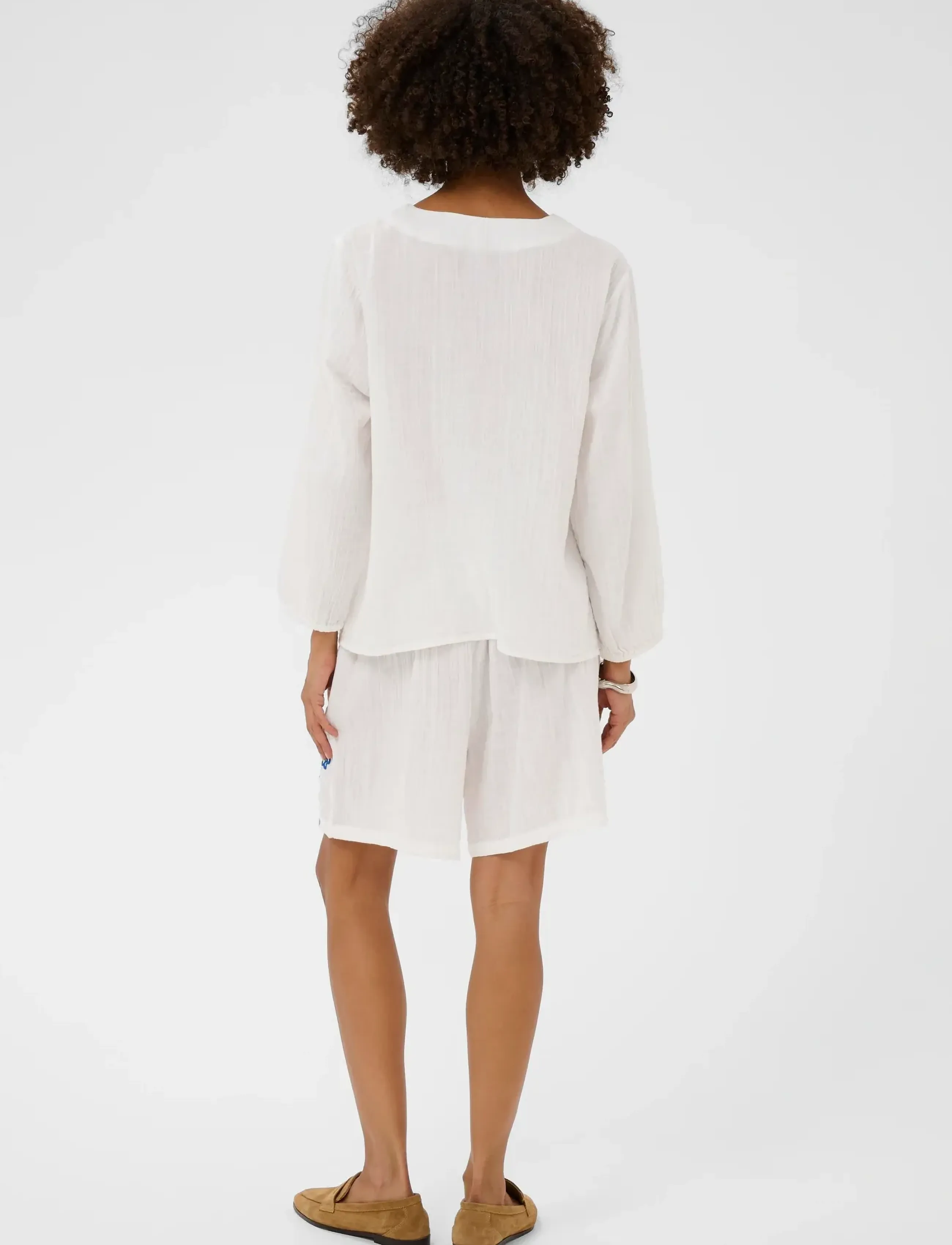 Culture - CUtala Elina Blouse - pikkade varrukatega pluusid - spring gardenia - 4