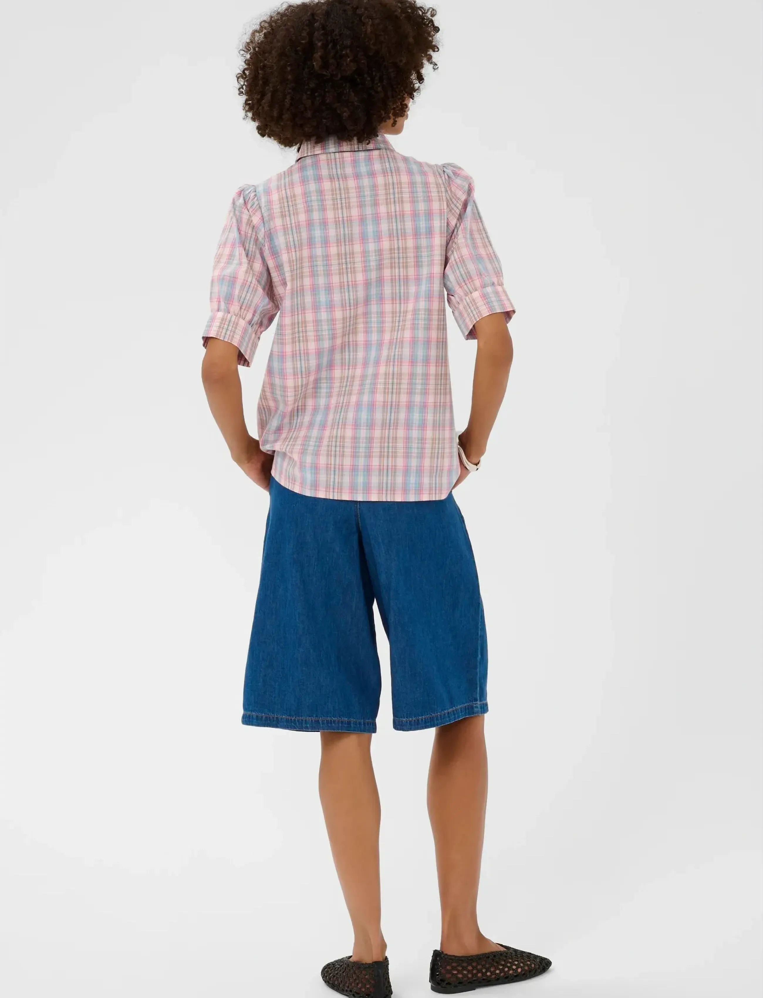 Culture - CUjada Shirt - kortärmade skjortor - multi checks - 4