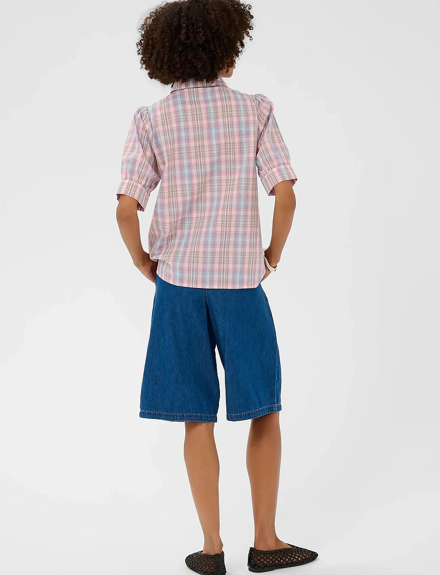Culture - CUjada Shirt - kortärmade skjortor - multi checks - 4