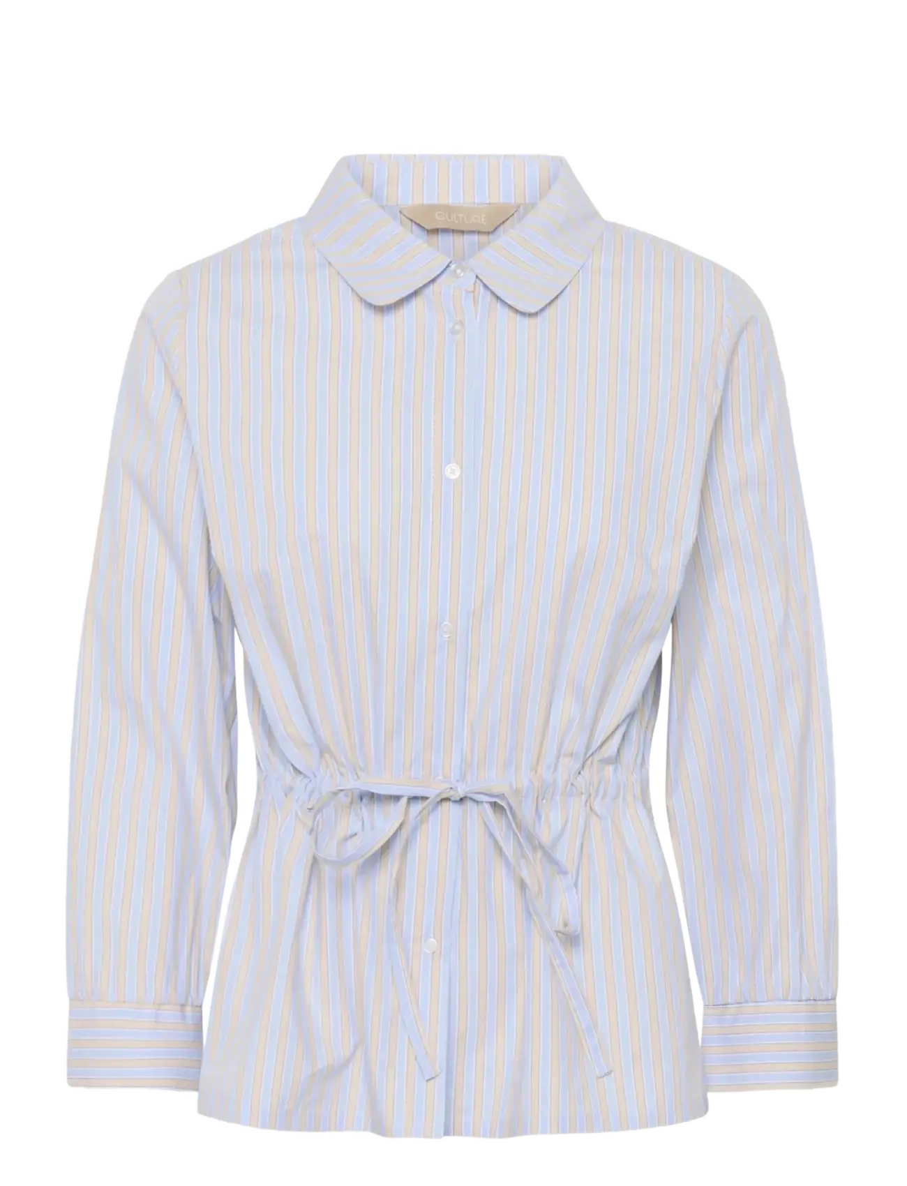 Culture CUelia Shirt - Modetrends - BLUE/YELLOW/WHITE STRIPE / blue