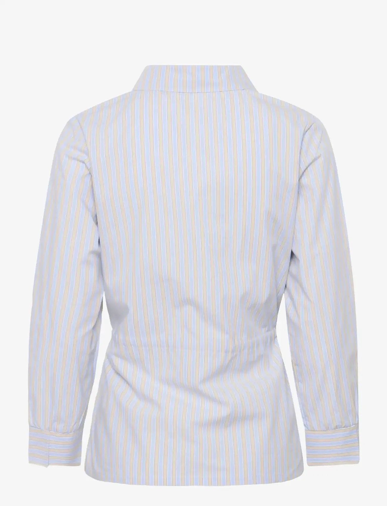 Culture - CUelia Shirt - langärmlige hemden - blue/yellow/white stripe - 2