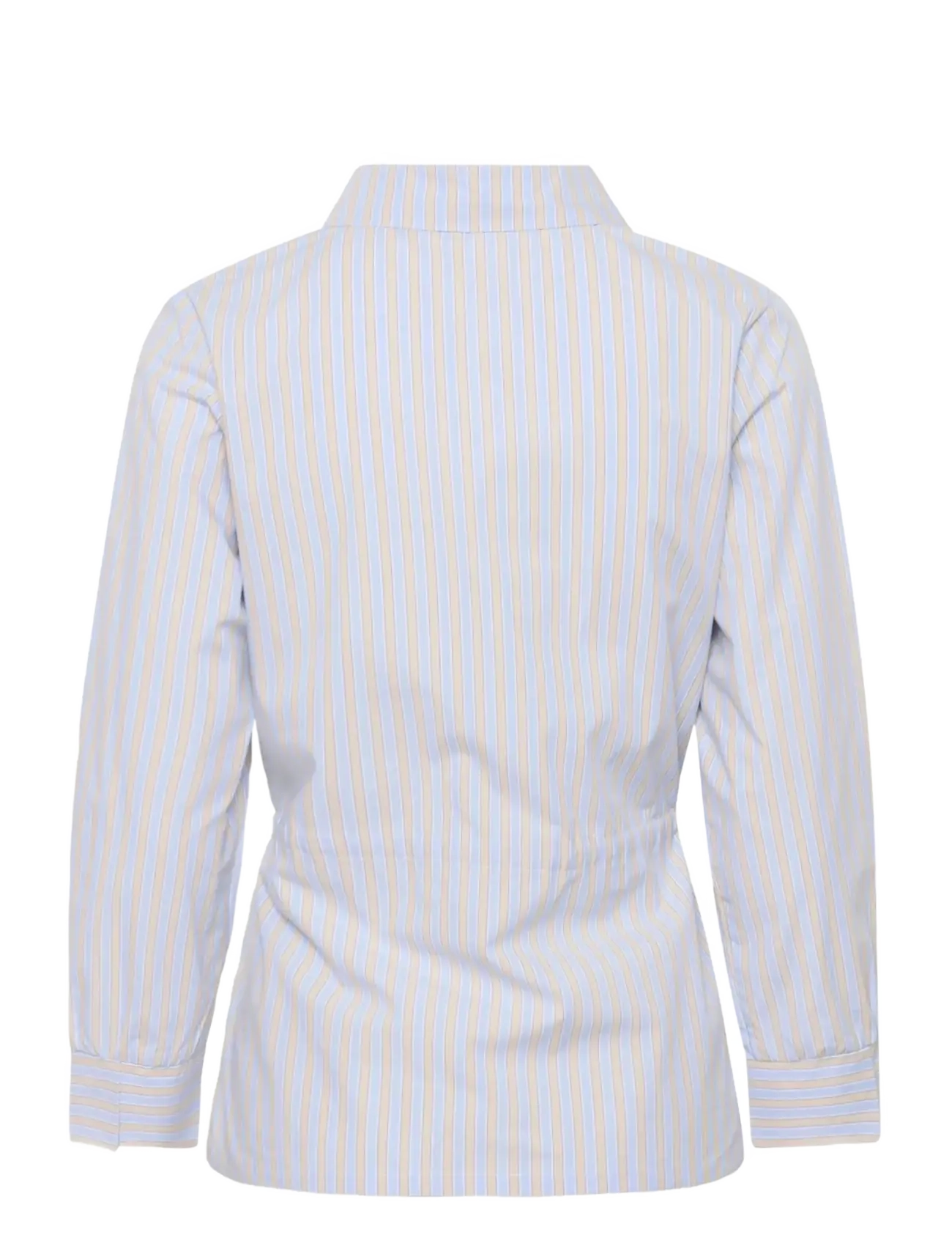 Culture - CUelia Shirt - pikkade varrukatega särgid - blue/yellow/white stripe - 2