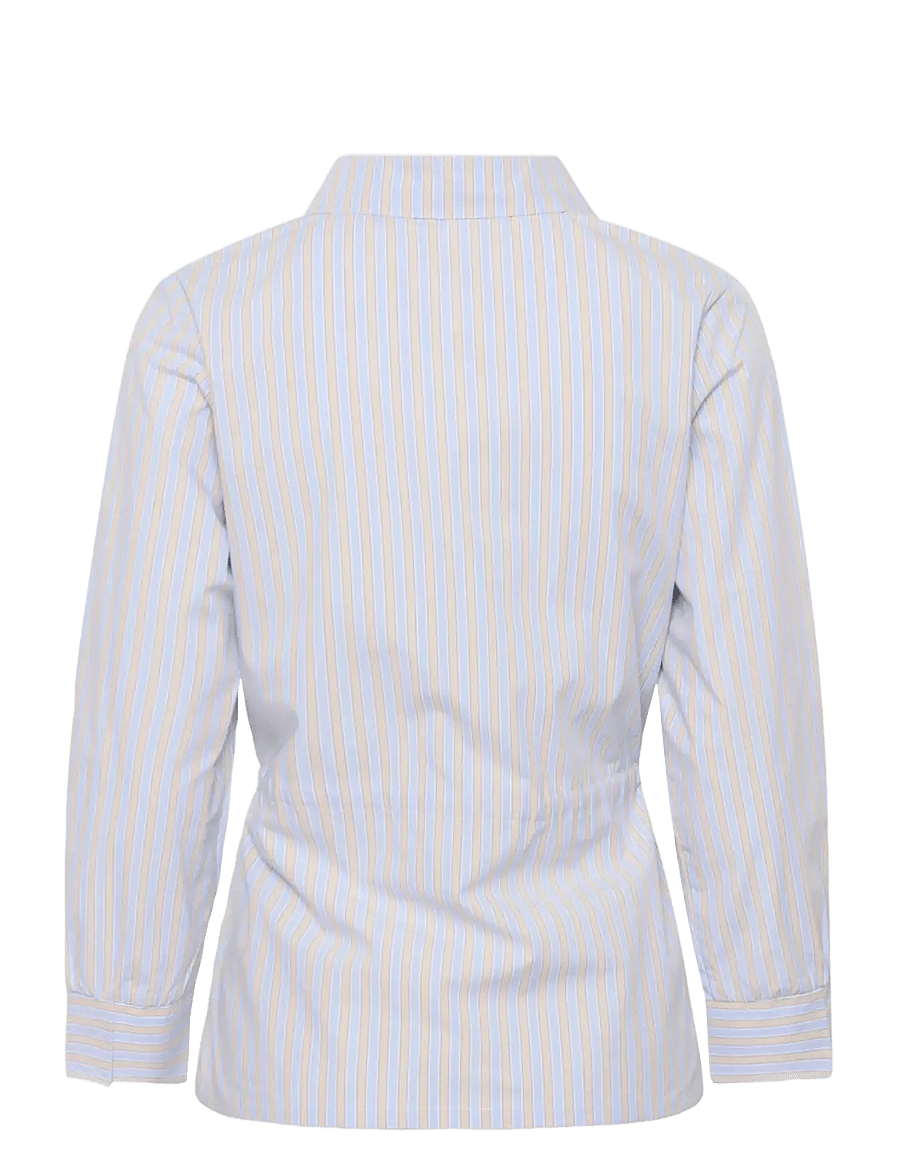 Culture - CUelia Shirt - langärmlige hemden - blue/yellow/white stripe - 2