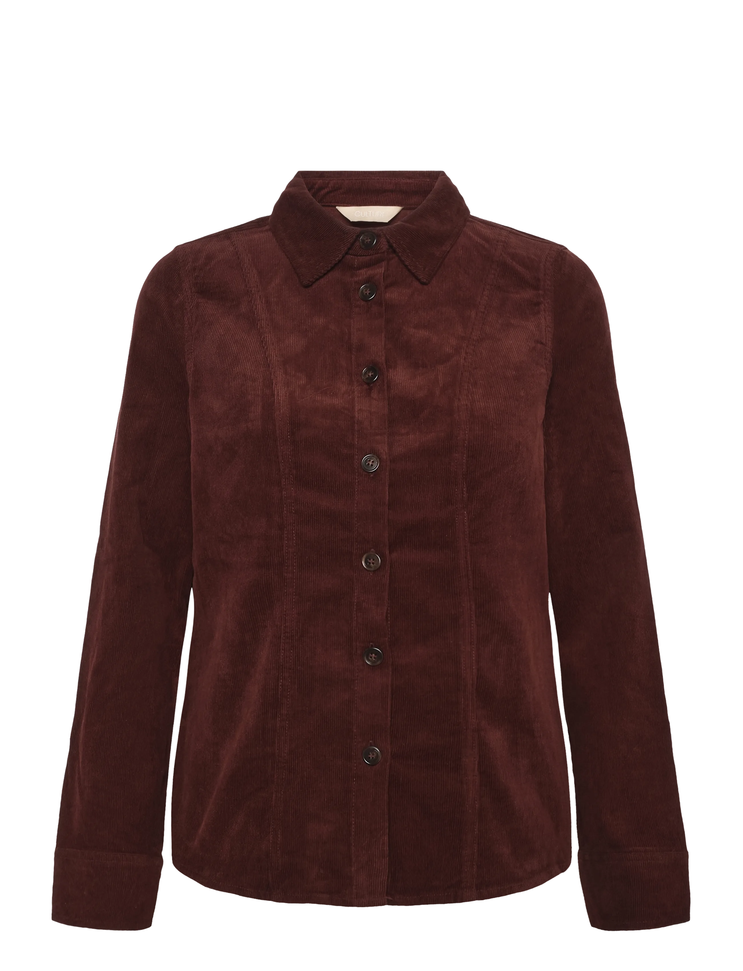 Culture CUbetonia Rhaena Shirt - Blouses & Shirts - CHOCOLATE TRUFFLE / brown