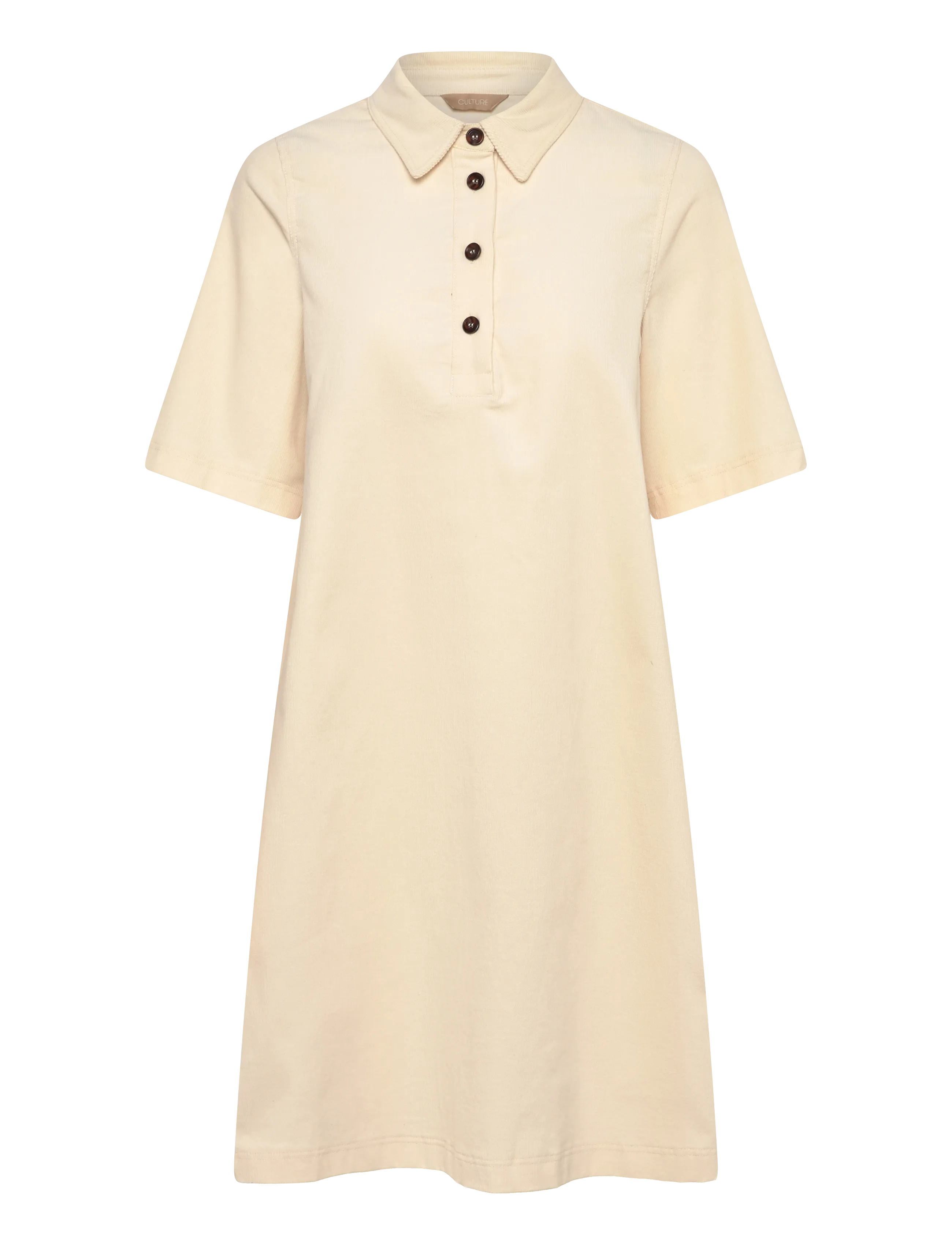 Culture CUbetonia Rhaena Dress - Kläder - WHITECAP / cream