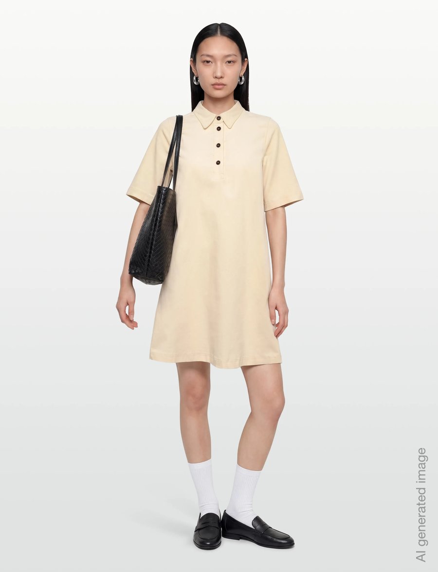Culture - CUbetonia Rhaena Dress - shirt dresses - whitecap - 0