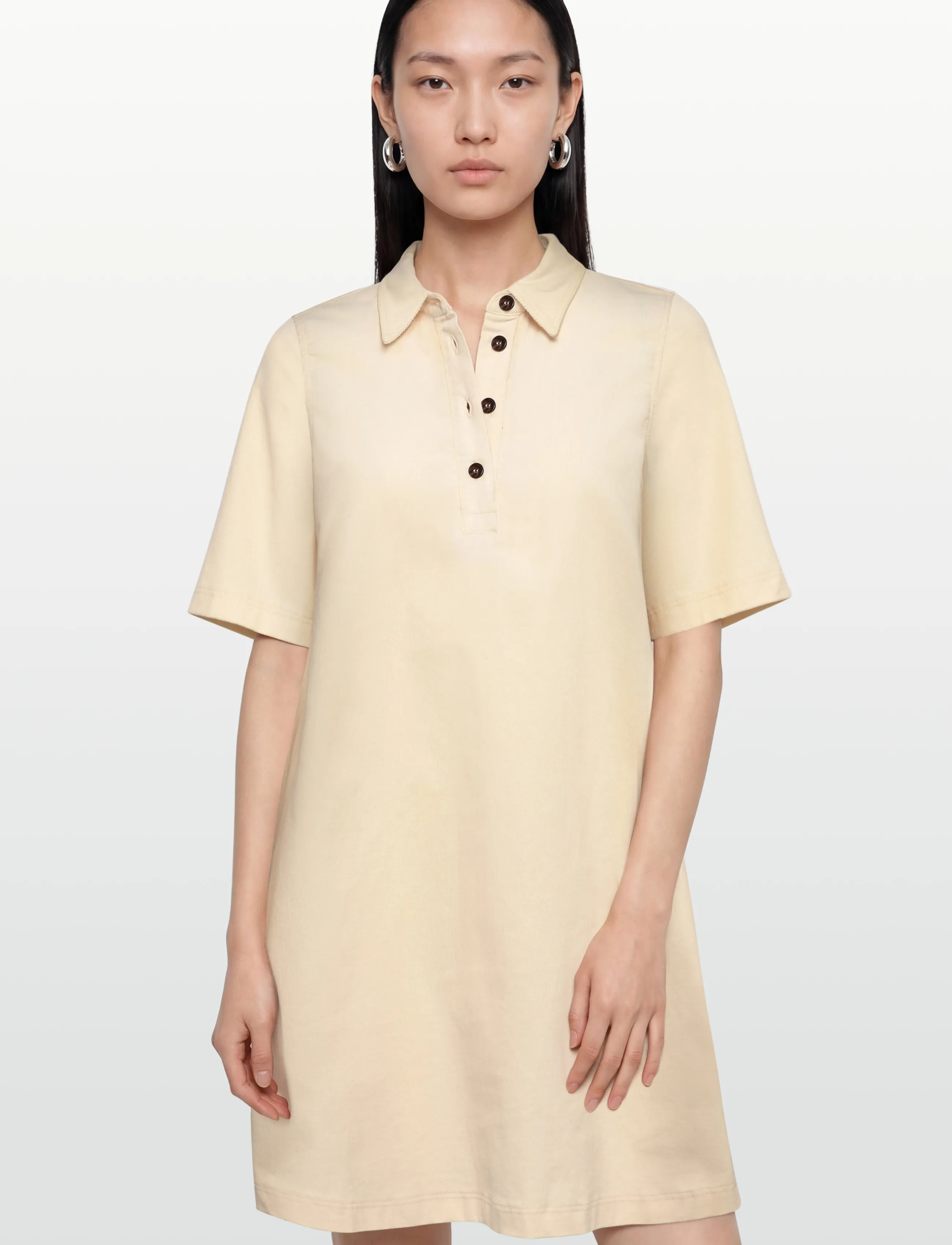 Culture - CUbetonia Rhaena Dress - skjortekjoler - whitecap - 3