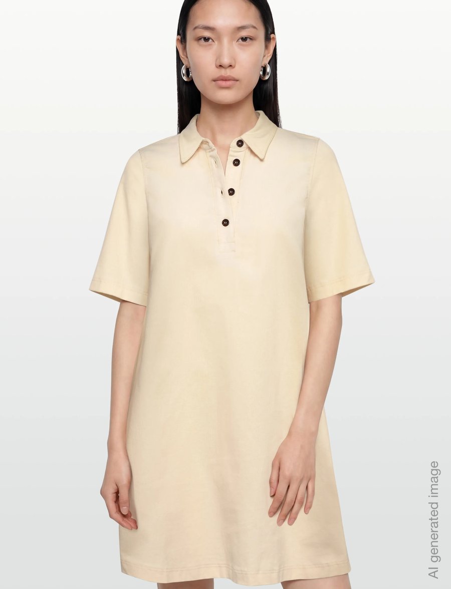 Culture - CUbetonia Rhaena Dress - shirt dresses - whitecap - 3