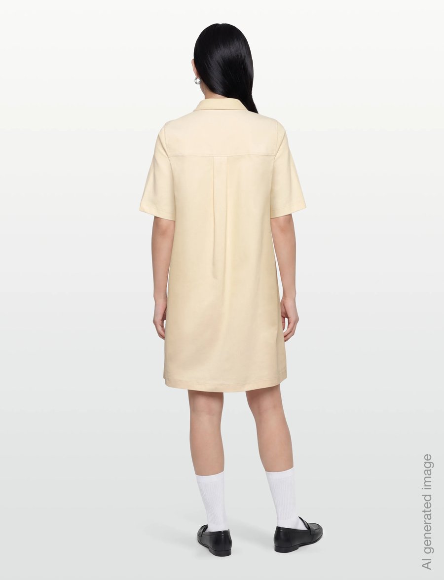 Culture - CUbetonia Rhaena Dress - shirt dresses - whitecap - 4