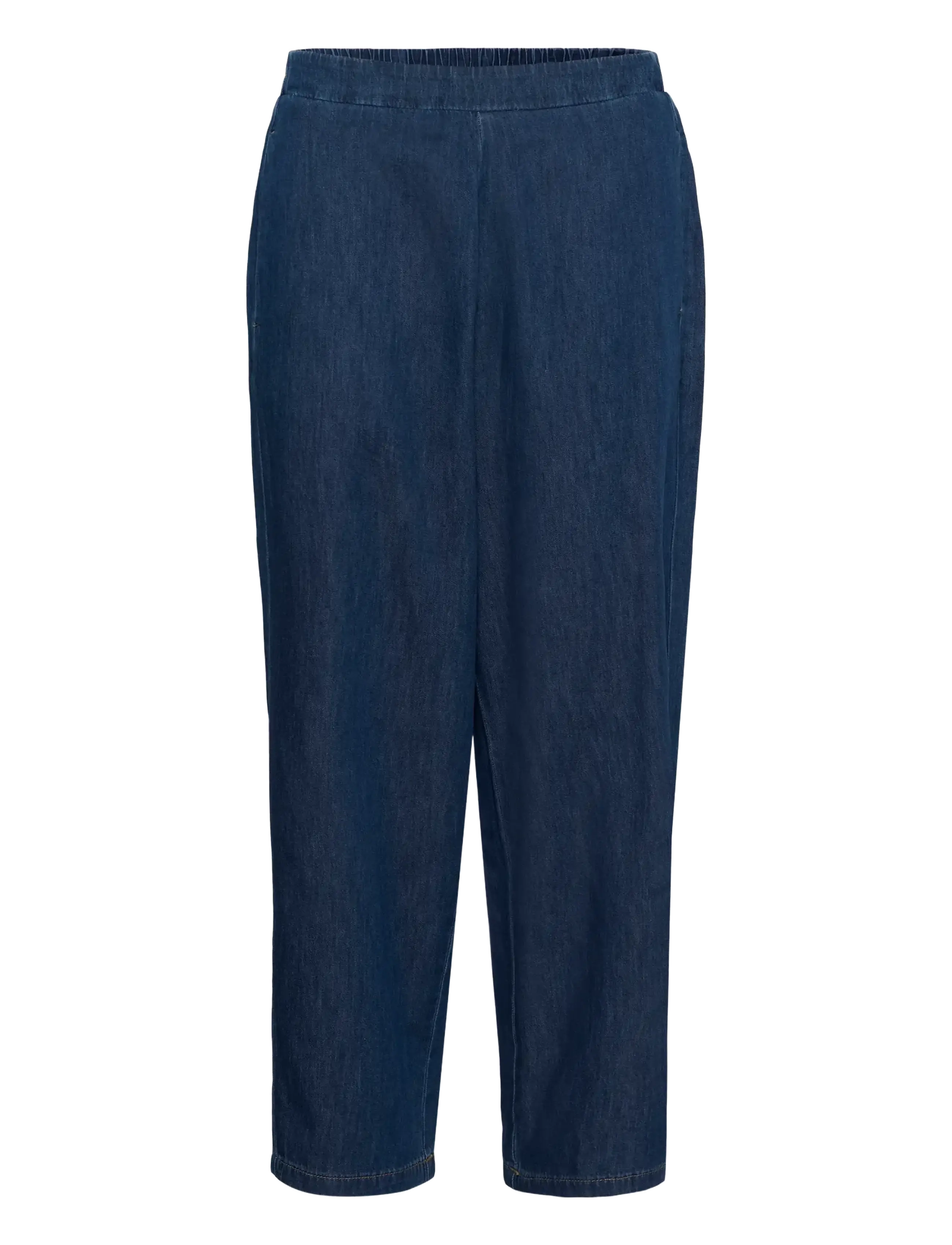 Culture CUlava Arpa Pants - Teksad - DARK BLUE WASH / navy