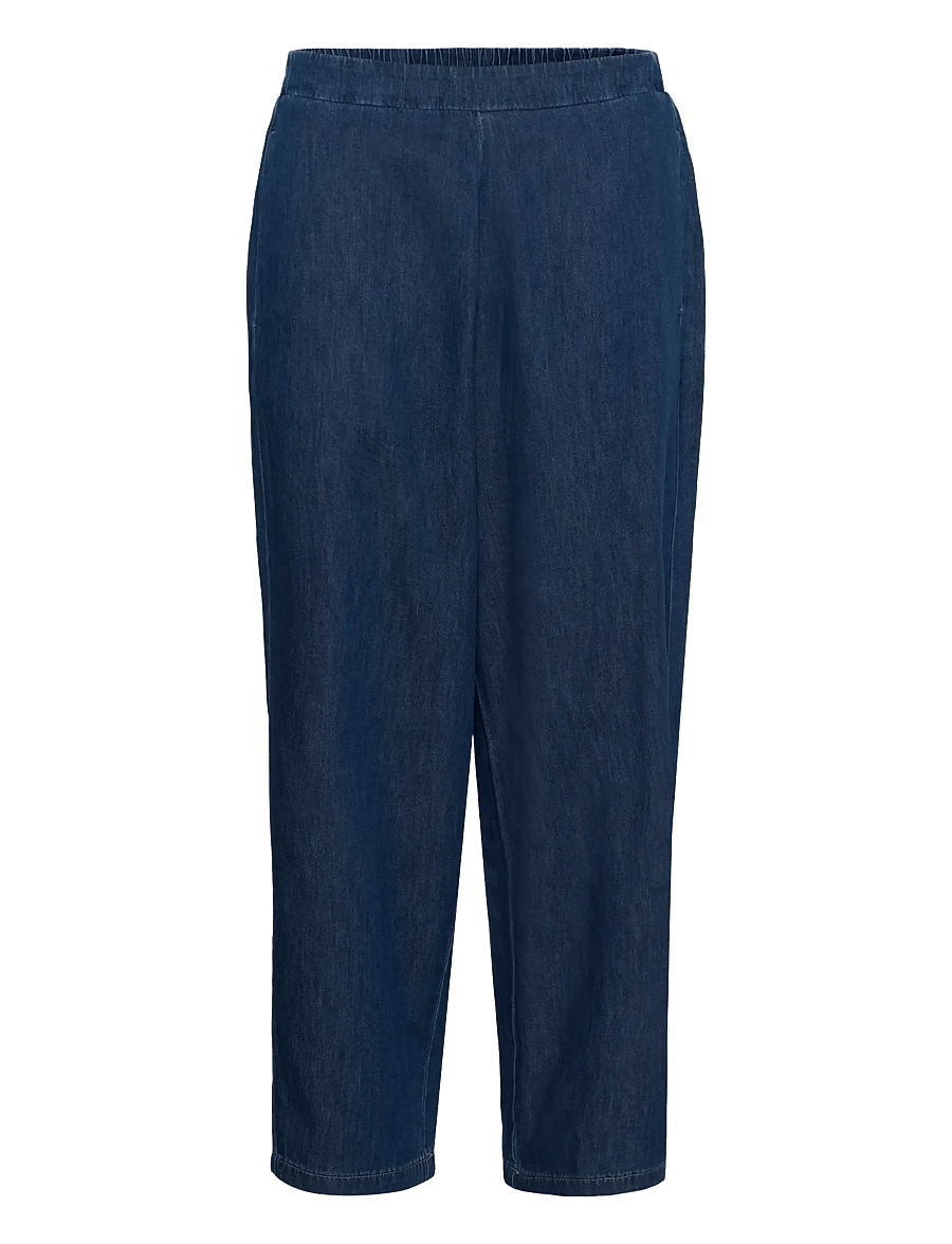 Culture - CUlava Arpa Pants - igapäevane stiil - dark blue wash - 1