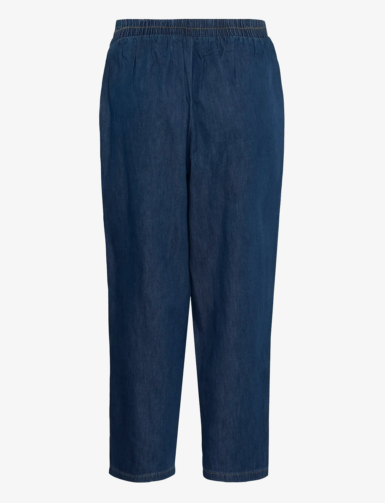 Culture - CUlava Arpa Pants - sirge säärega teksad - dark blue wash - 2