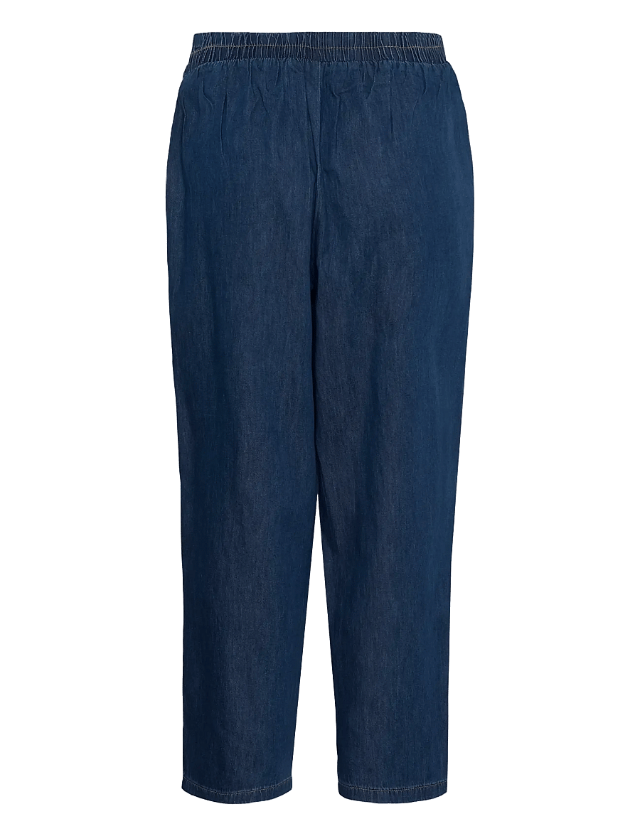 Culture - CUlava Arpa Pants - igapäevane stiil - dark blue wash - 2