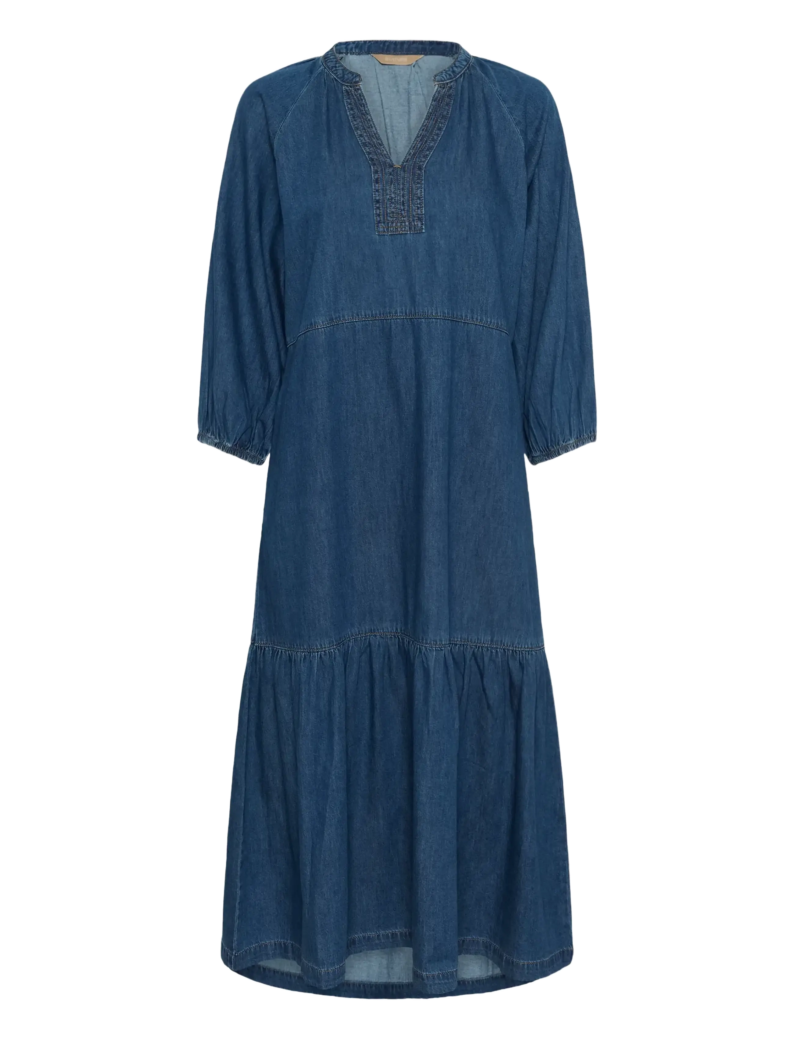 CULTURE Culava Arpa Long Kleid Blau - S - Damen