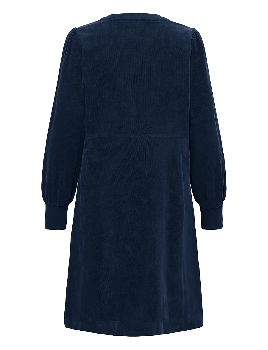 Culture - CUula Rhaena LS Dress - short dresses - dress blues - 1
