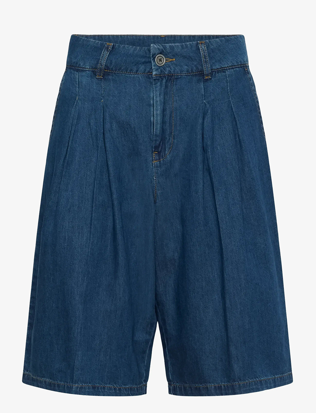 Culture - CUlava Arpa City Shorts - jorty - dark blue wash - 1