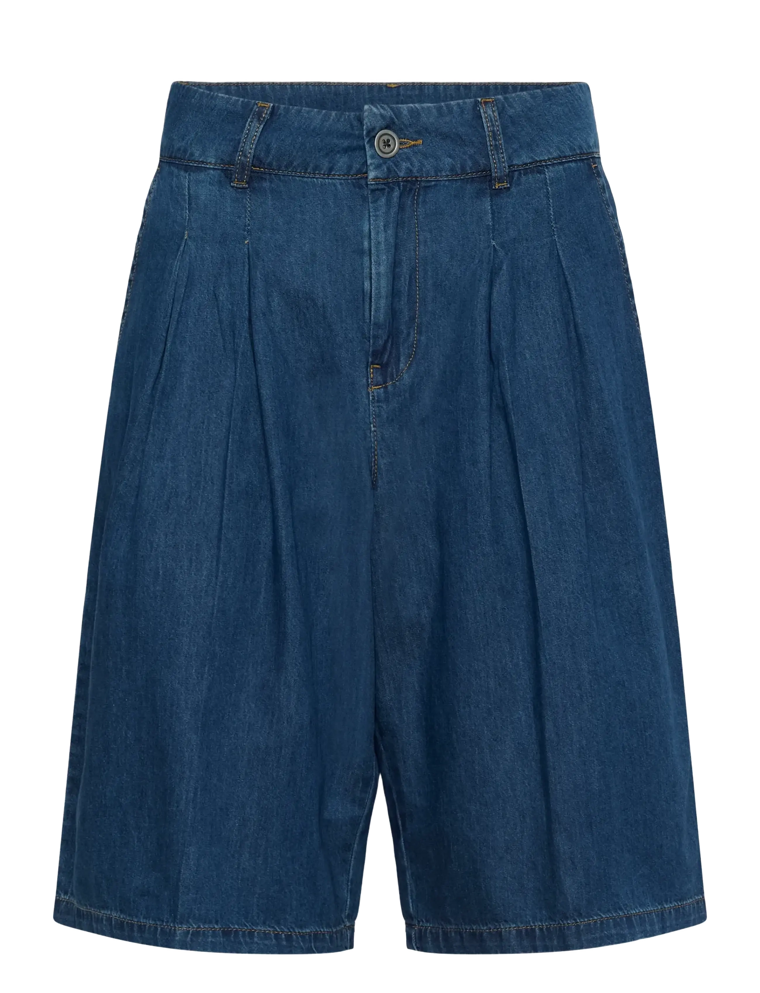 Culture CUlava Arpa City Shorts - Jeansshorts - DARK BLUE WASH / blue