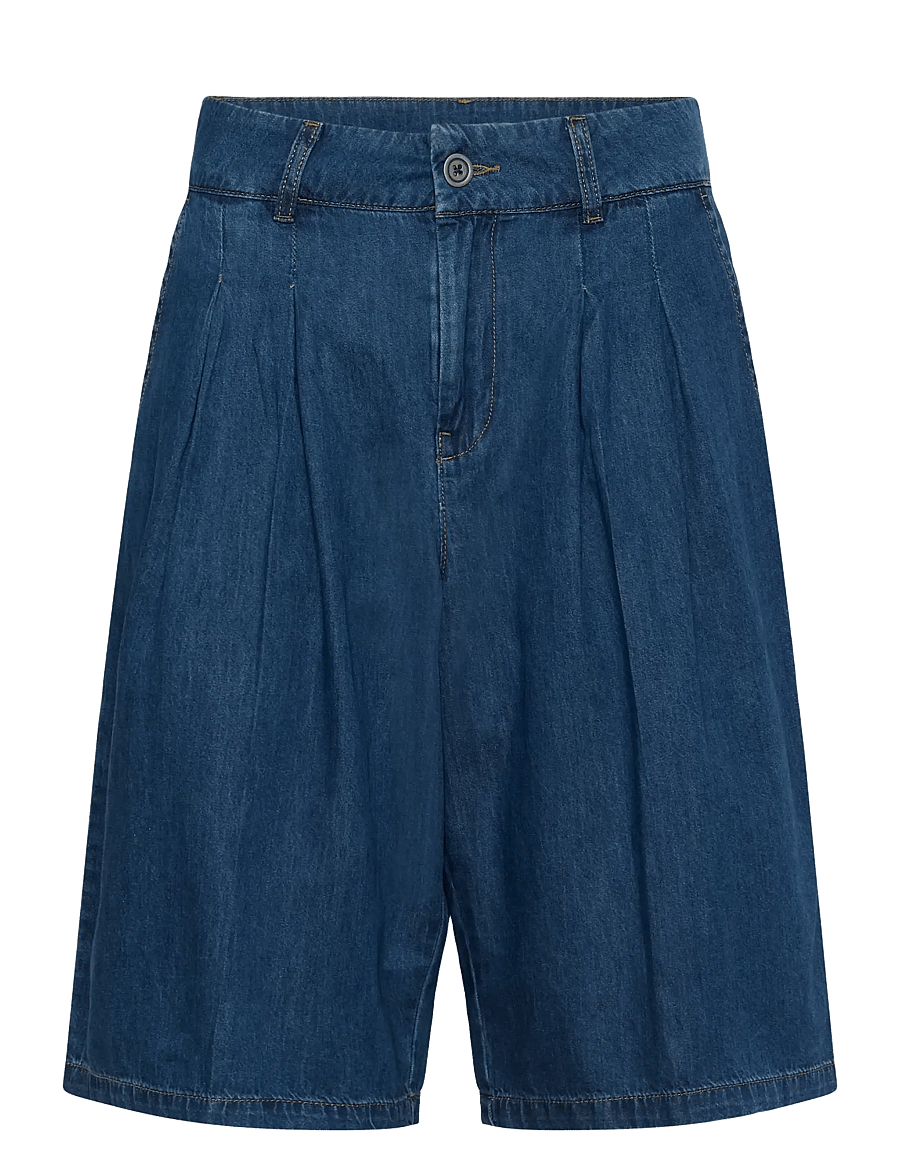 Culture - CUlava Arpa City Shorts - džinsa šorti - dark blue wash - 1