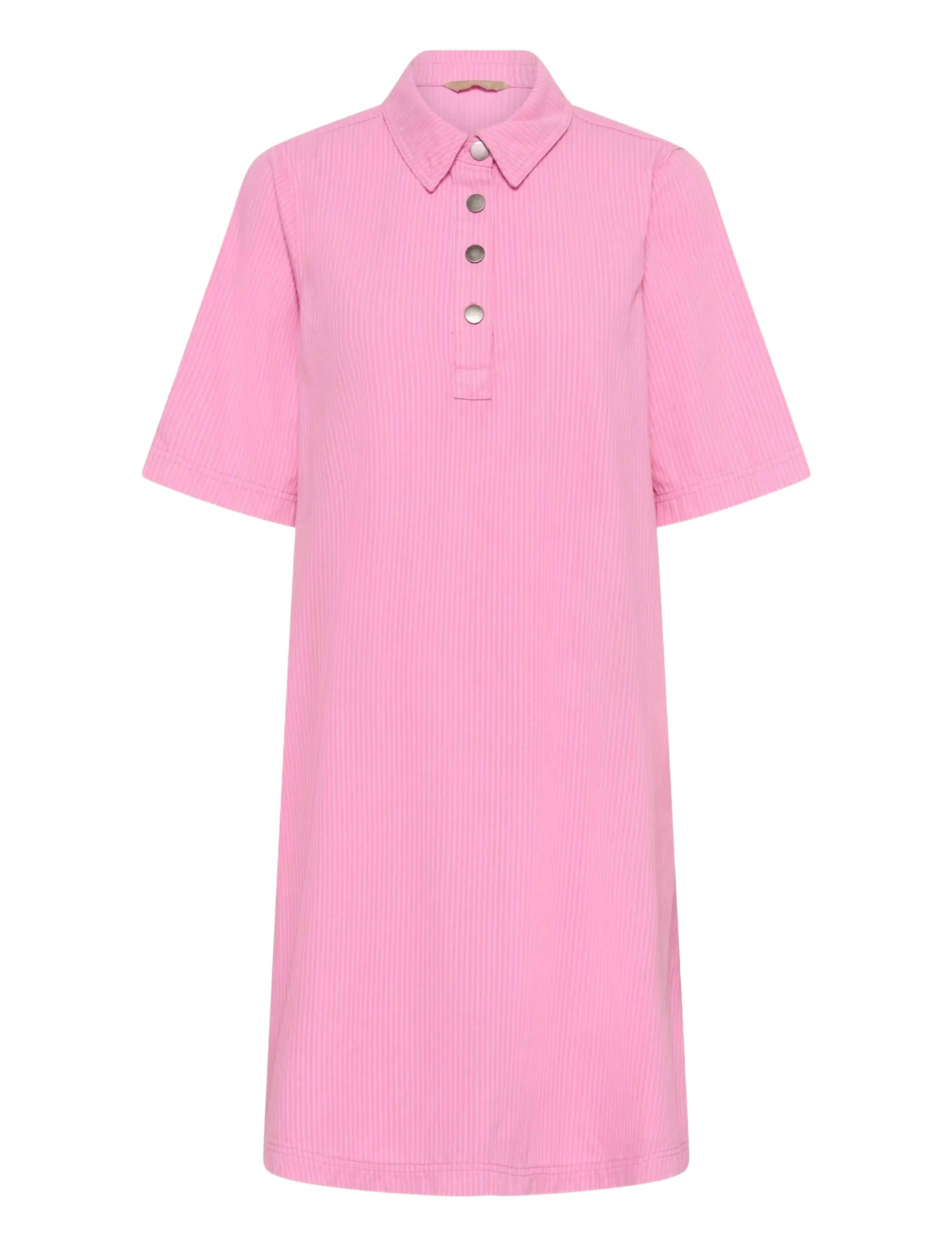 Culture CUayna SS Dress - Suknelės - PINK STRIPE / pink/rose
