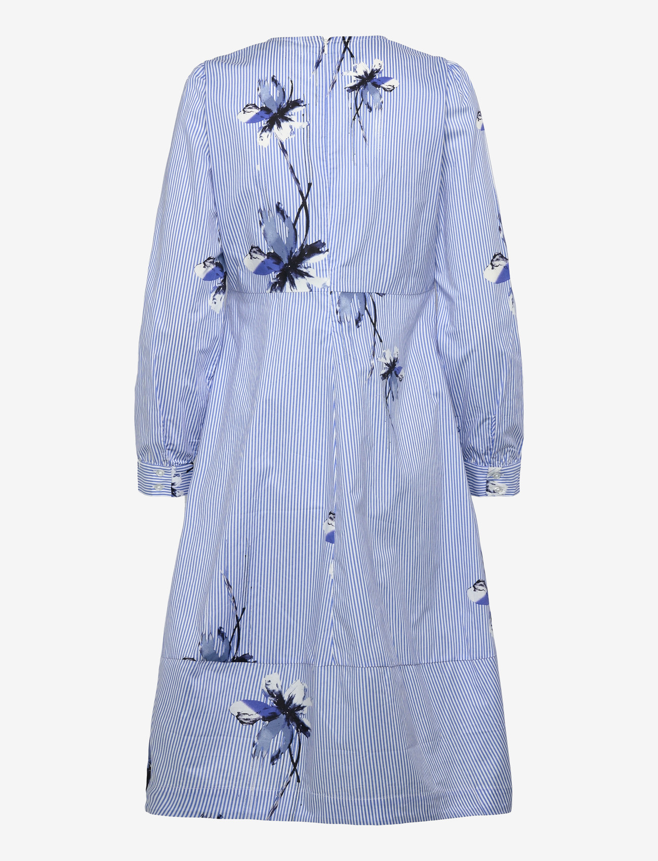 Culture - CUbrila Dress - blue flower stripe - 2
