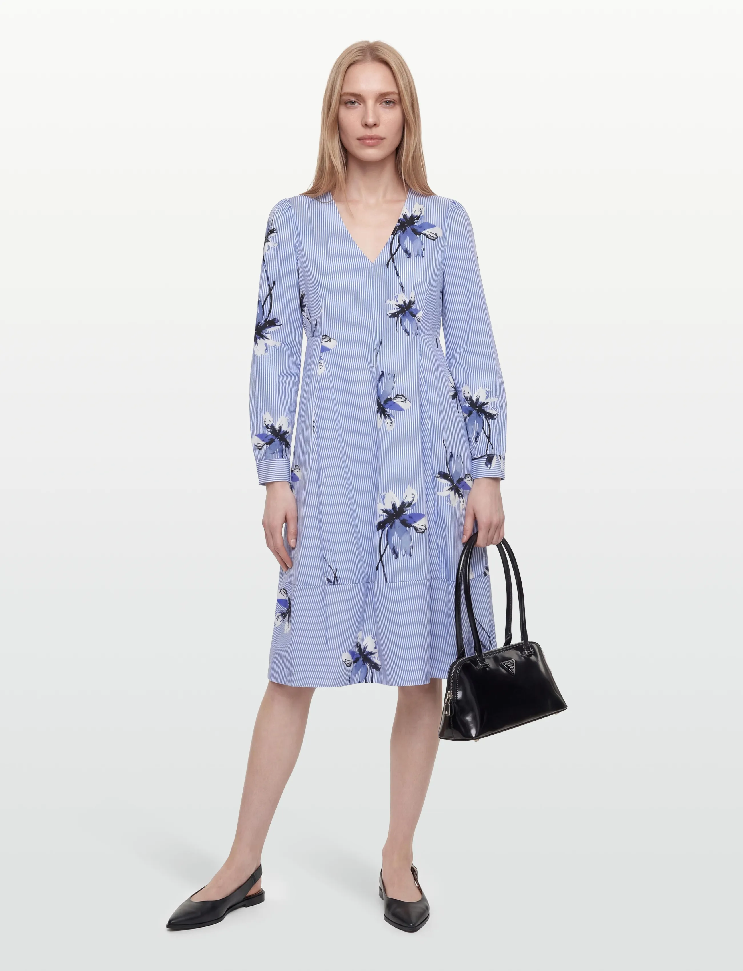 Culture Cubrila Dress, S, Blue, Kjoler > Knælange Og Midi, Dame