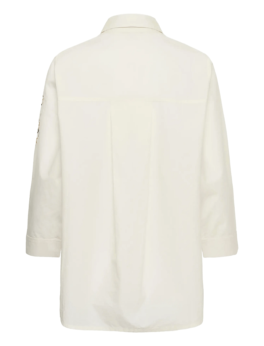 Culture - CUjila Olena Shirt - langärmlige hemden - spring gardenia - 2