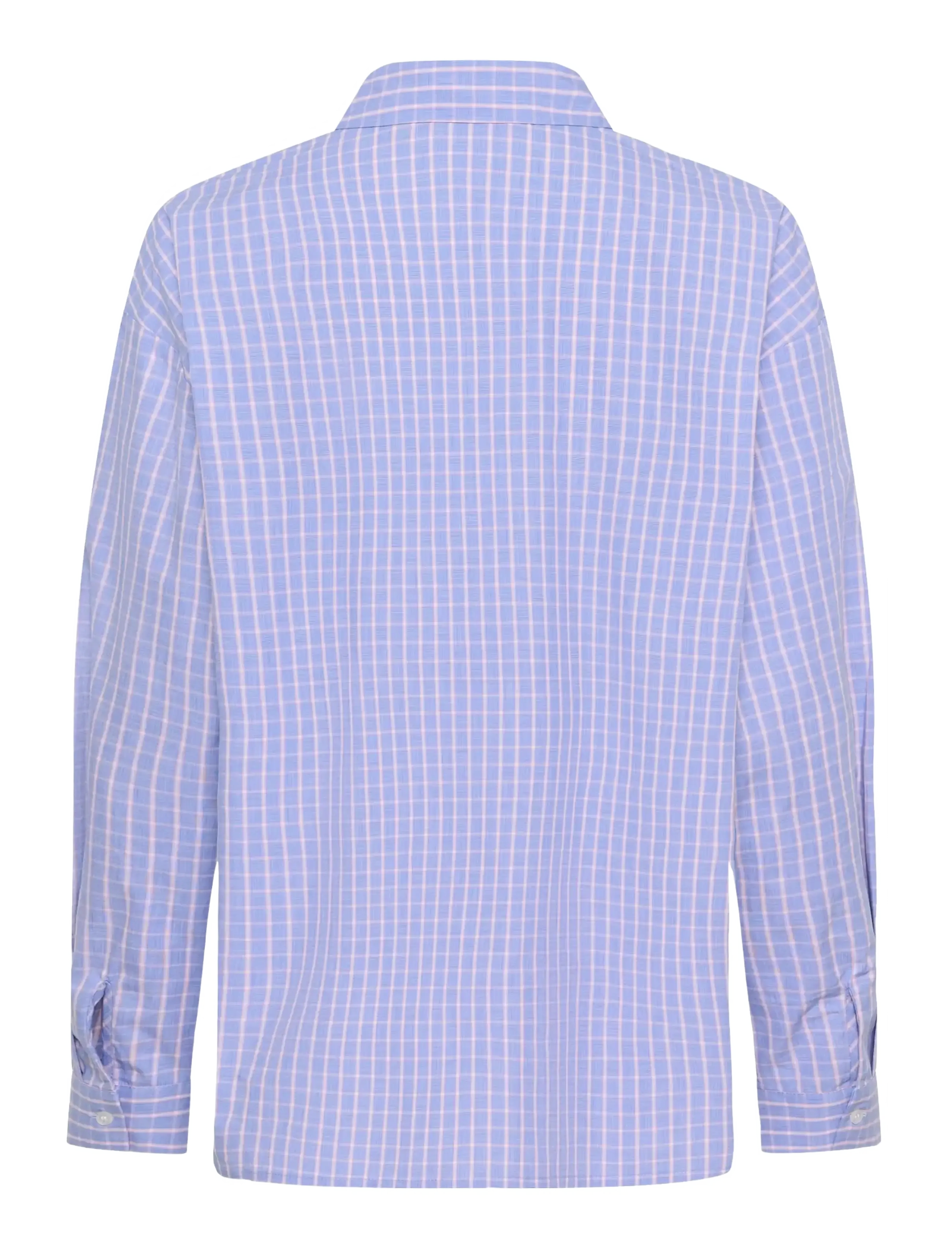 Culture - CUjani Deco Shirt - langärmlige hemden - blue check - 2