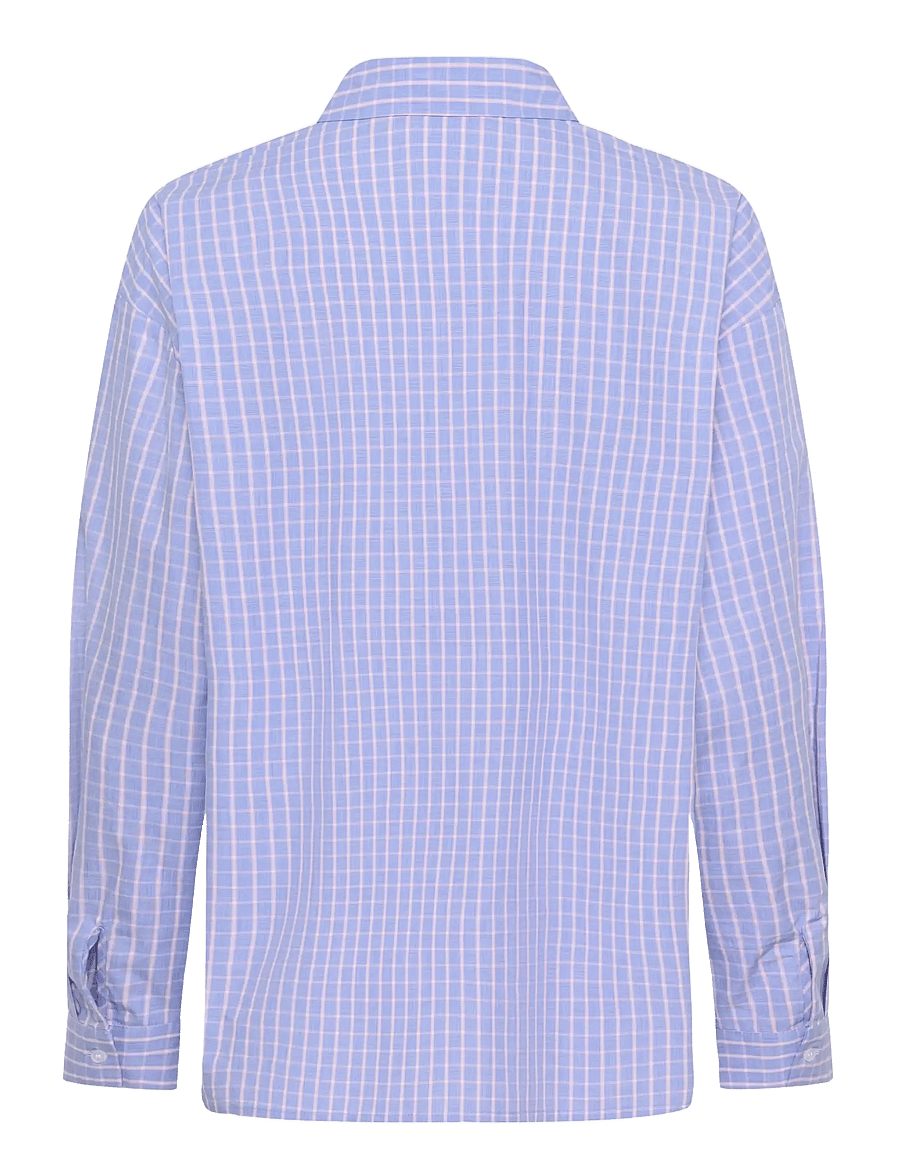 Culture - CUjani Deco Shirt - langärmlige hemden - blue check - 2