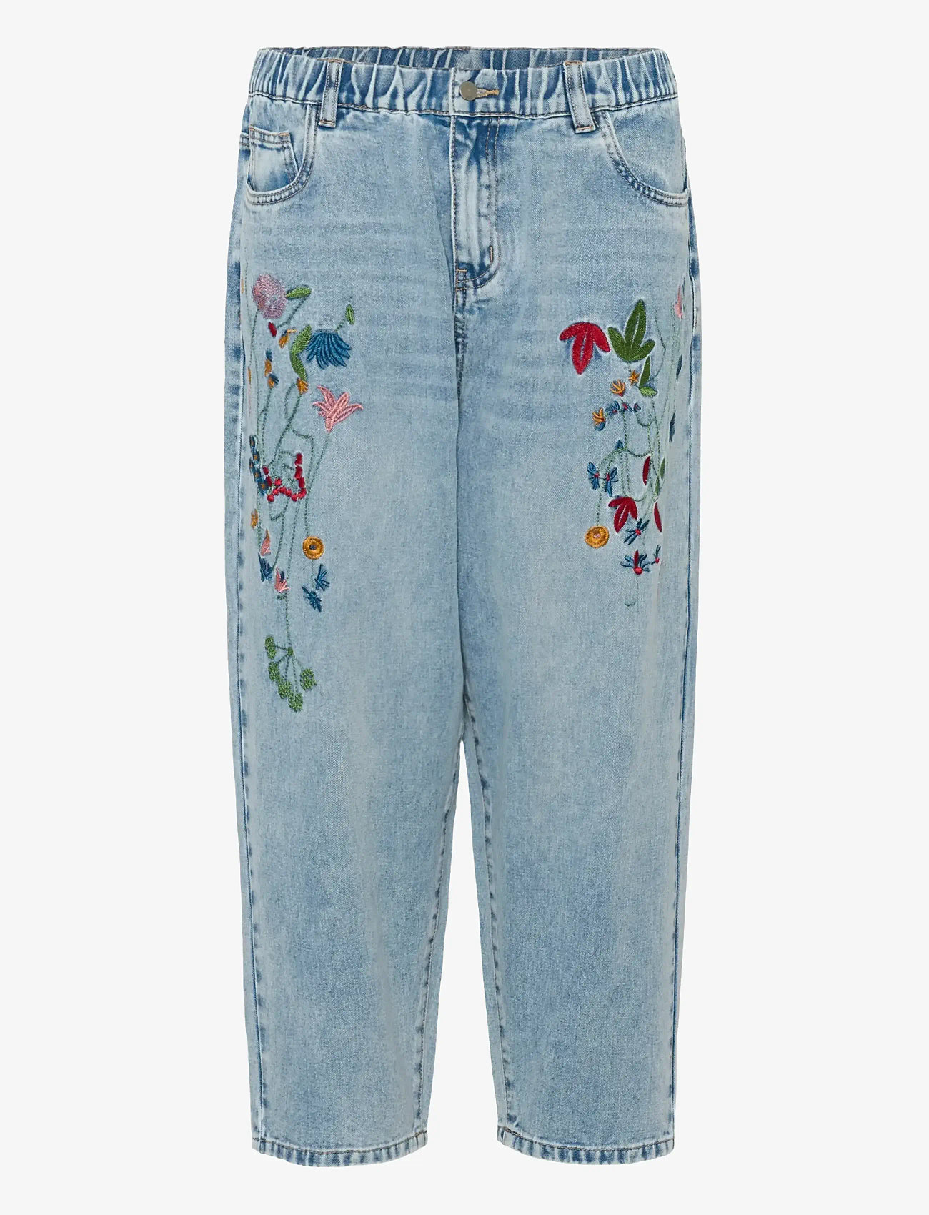 Culture - CUtiala Aniceta Embroidery Jeans - raka jeans - light blue wash - 1