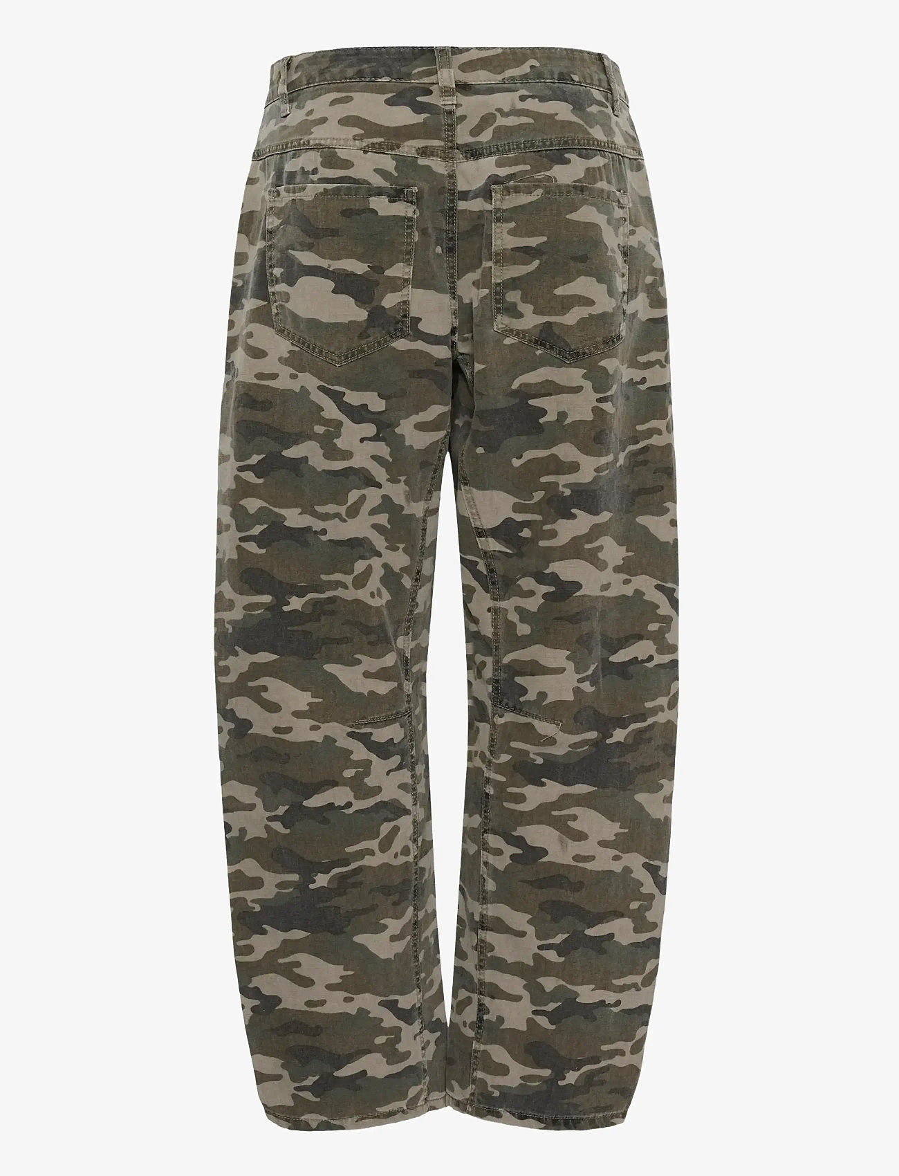 Culture - CUcamilja Barrel Pants - barrel-bukser - camouflage - 2
