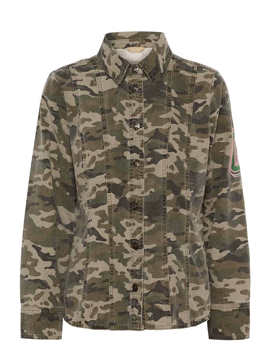 Culture - CUcamilja Shirt - koszule z długimi rękawami - camouflage - 1